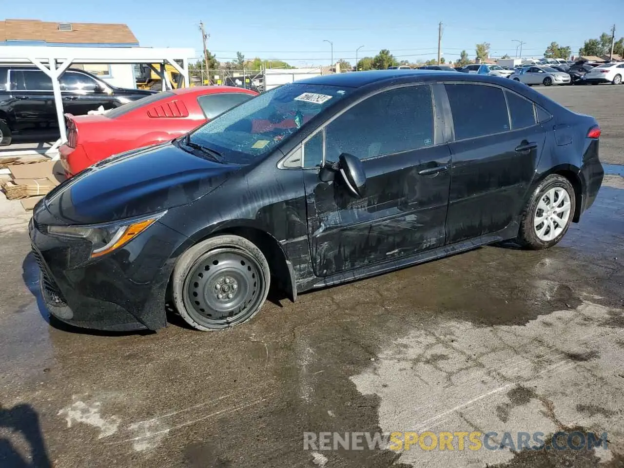1 Photograph of a damaged car 5YFEPMAE4MP228727 TOYOTA COROLLA 2021