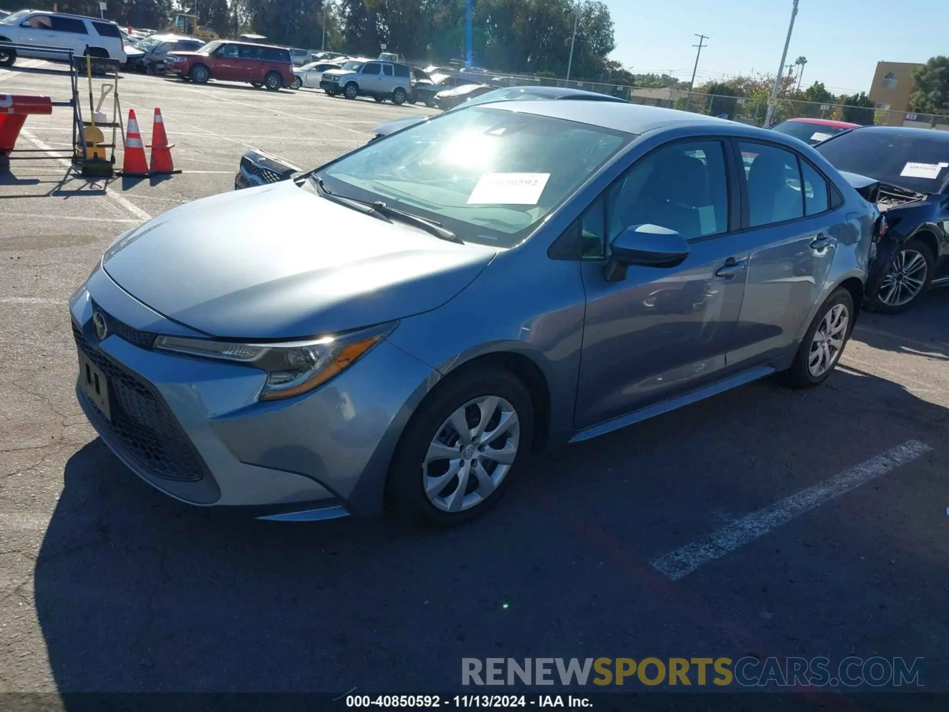2 Photograph of a damaged car 5YFEPMAE4MP229456 TOYOTA COROLLA 2021