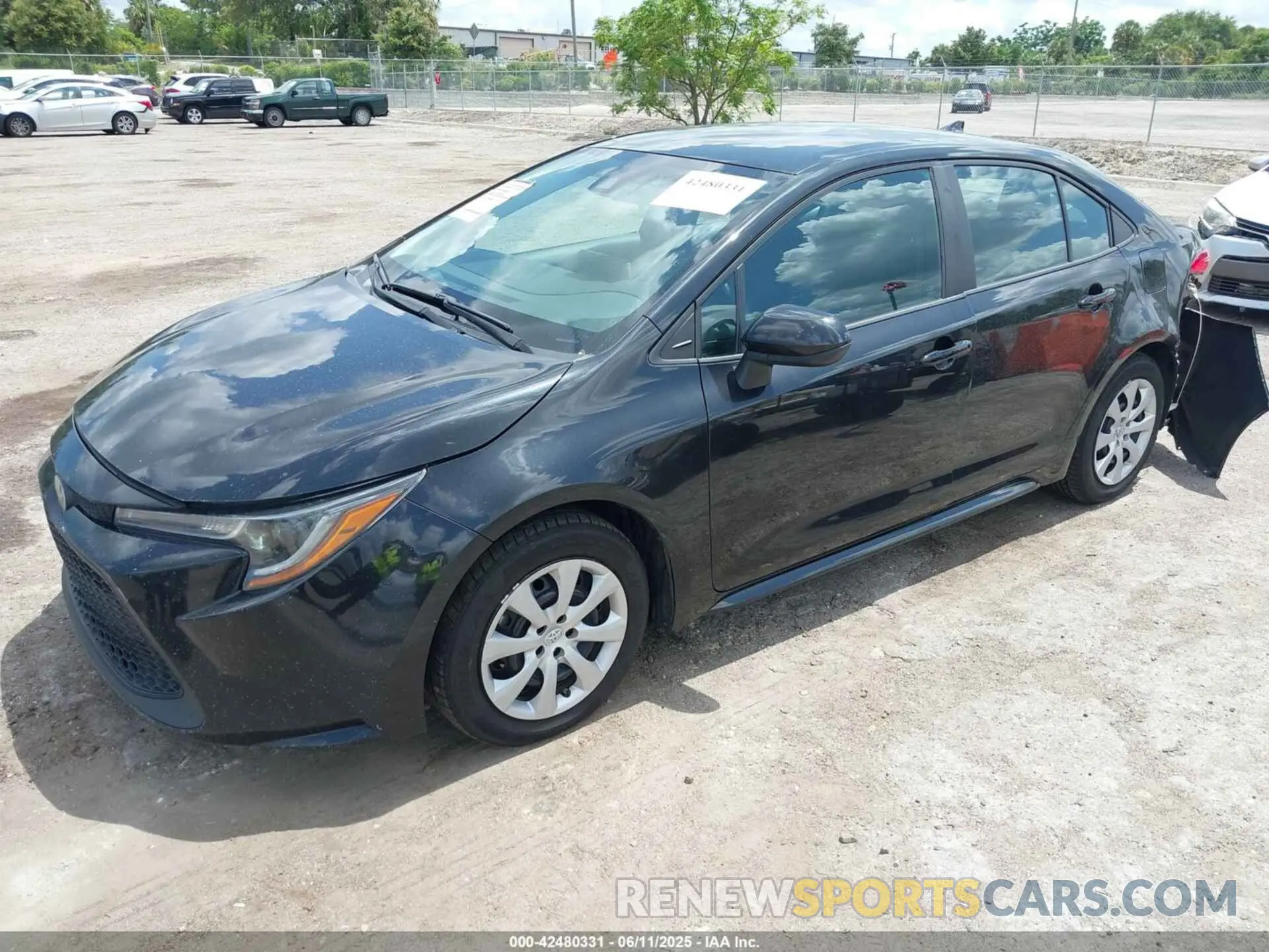 2 Photograph of a damaged car 5YFEPMAE4MP232261 TOYOTA COROLLA 2021
