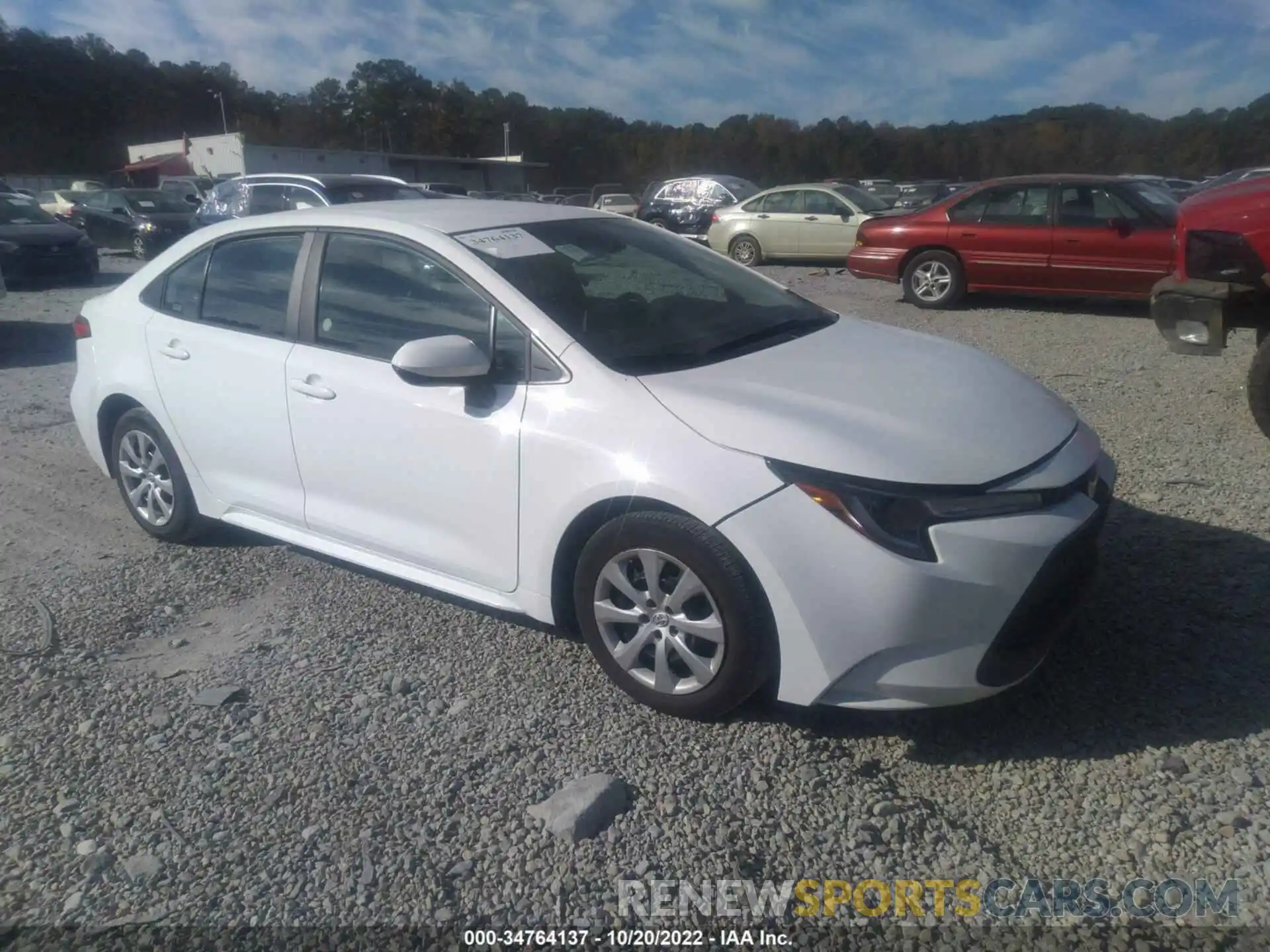 1 Photograph of a damaged car 5YFEPMAE4MP232339 TOYOTA COROLLA 2021