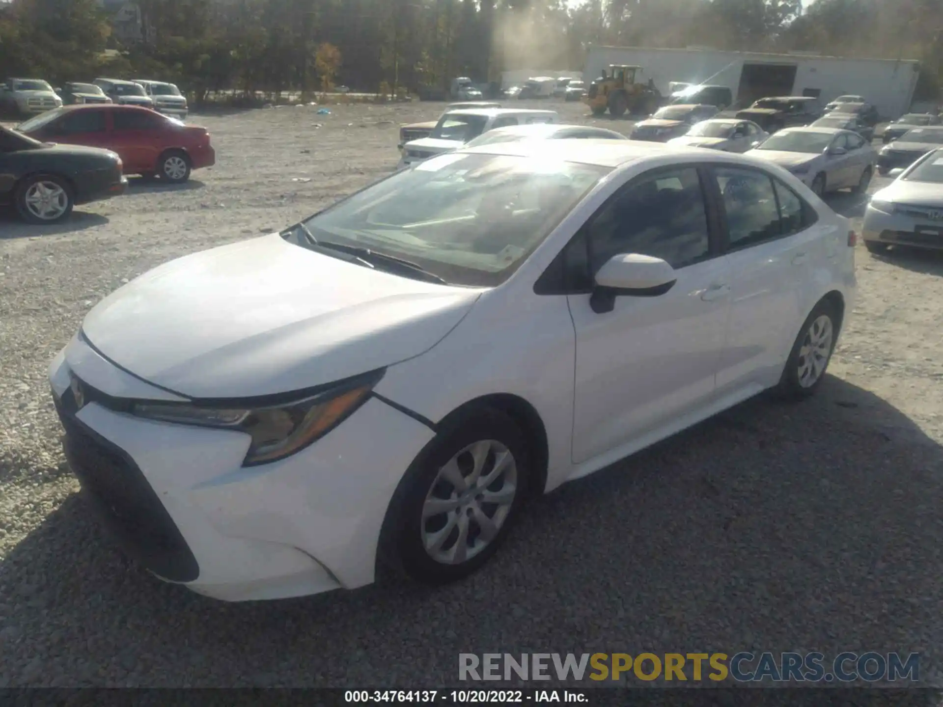 2 Photograph of a damaged car 5YFEPMAE4MP232339 TOYOTA COROLLA 2021