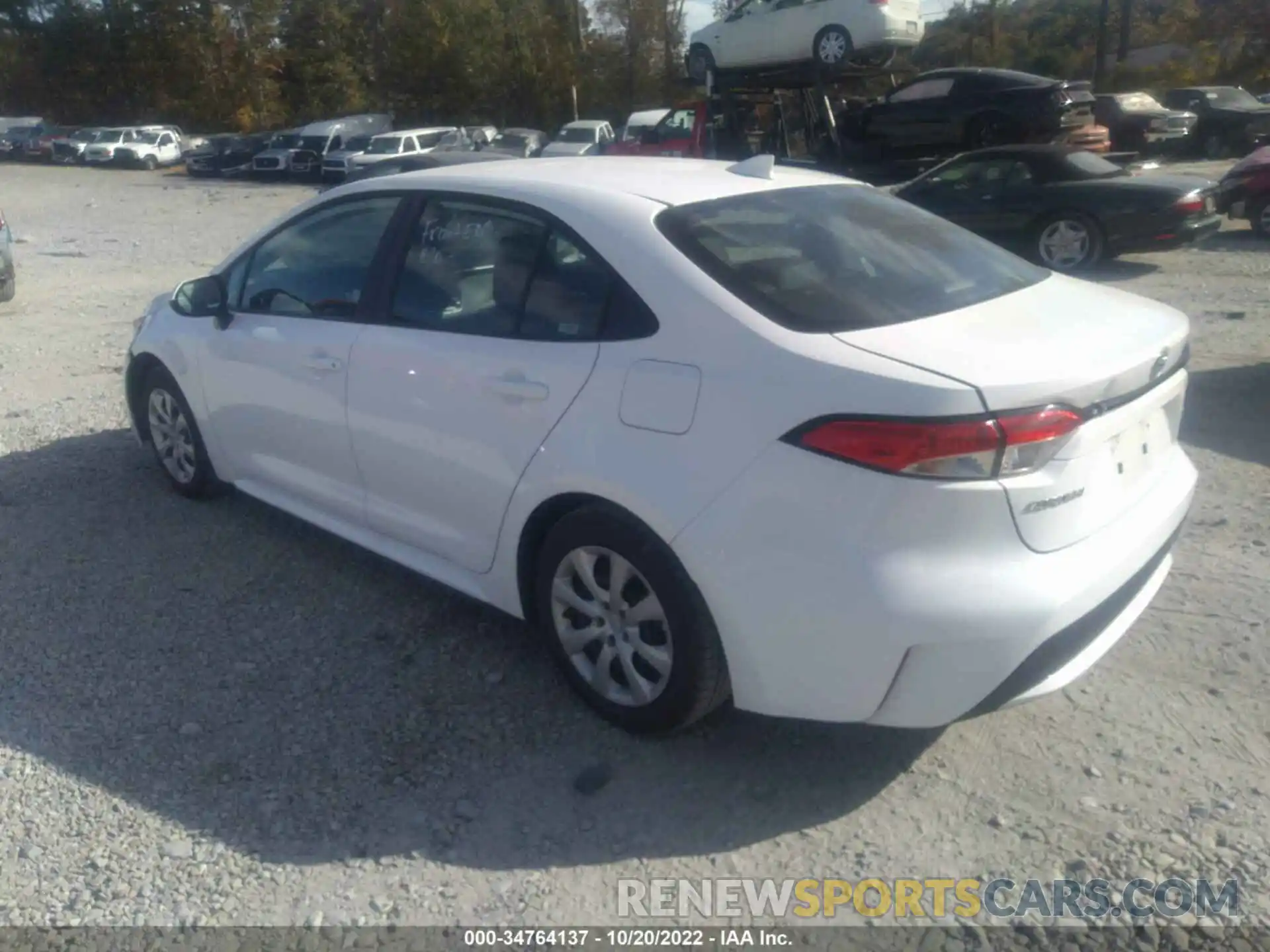 3 Photograph of a damaged car 5YFEPMAE4MP232339 TOYOTA COROLLA 2021