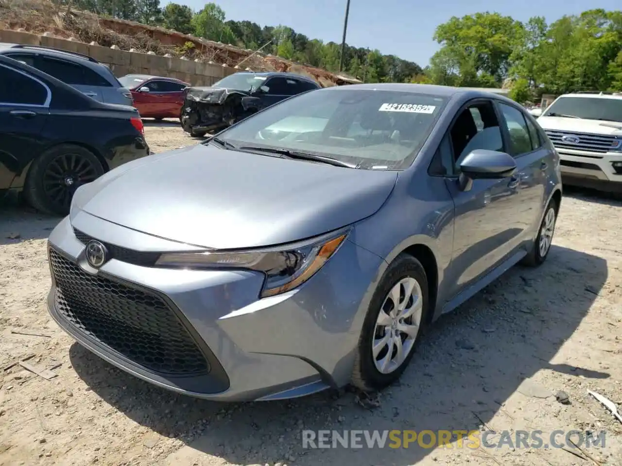 2 Photograph of a damaged car 5YFEPMAE4MP232583 TOYOTA COROLLA 2021