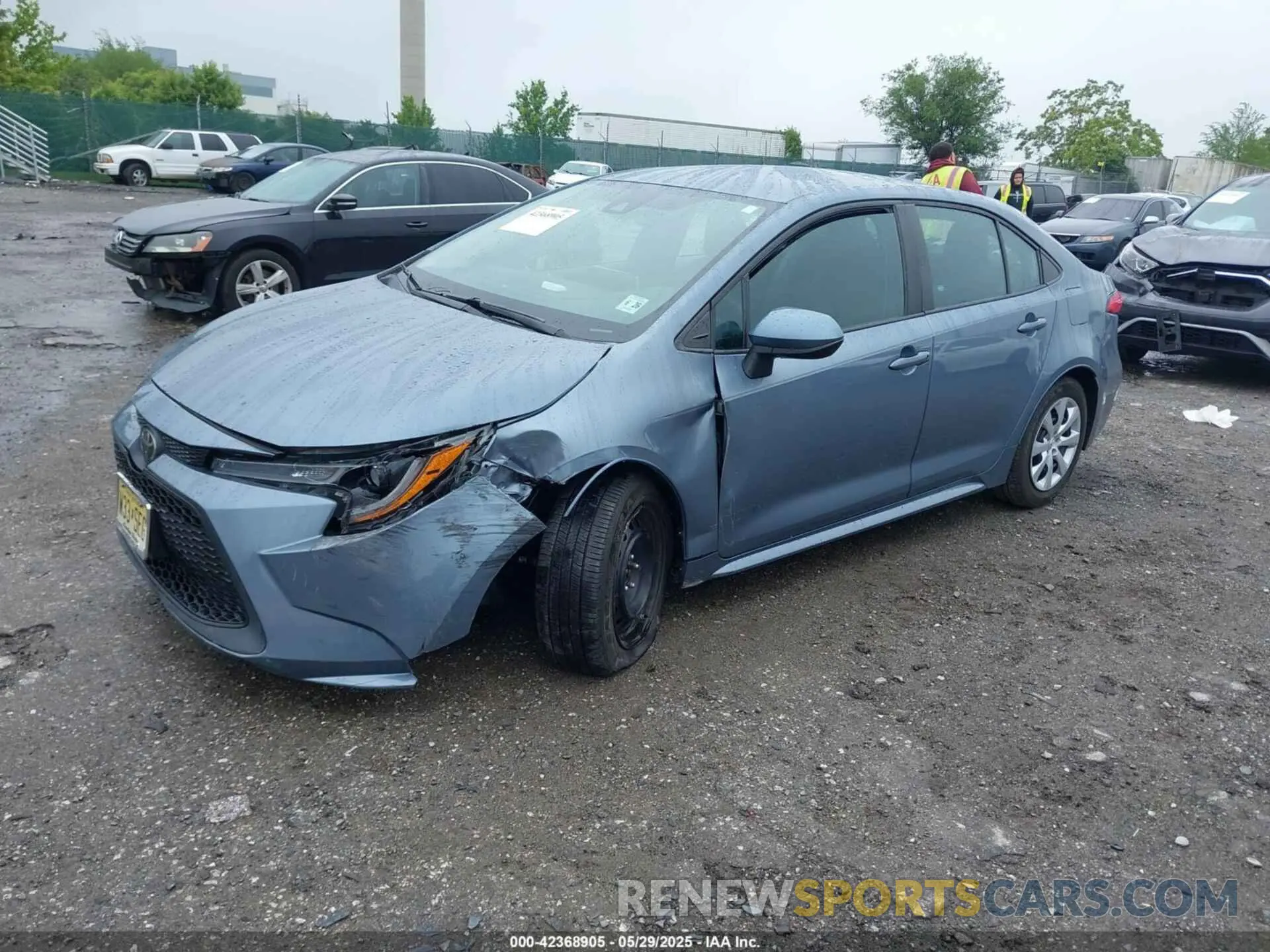 2 Photograph of a damaged car 5YFEPMAE4MP236066 TOYOTA COROLLA 2021