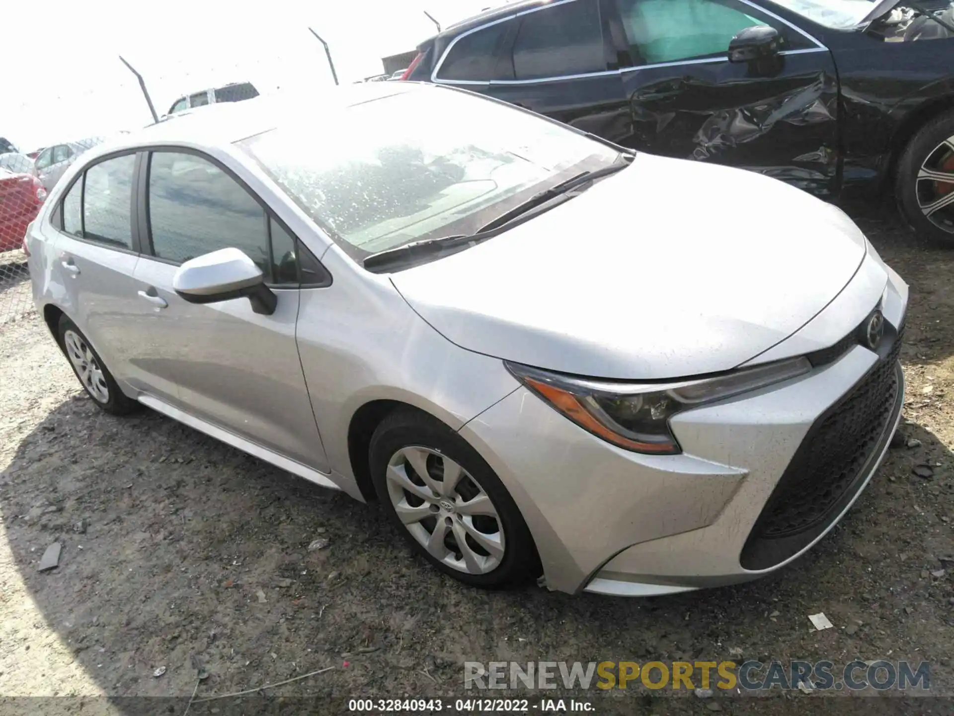 1 Photograph of a damaged car 5YFEPMAE4MP236830 TOYOTA COROLLA 2021