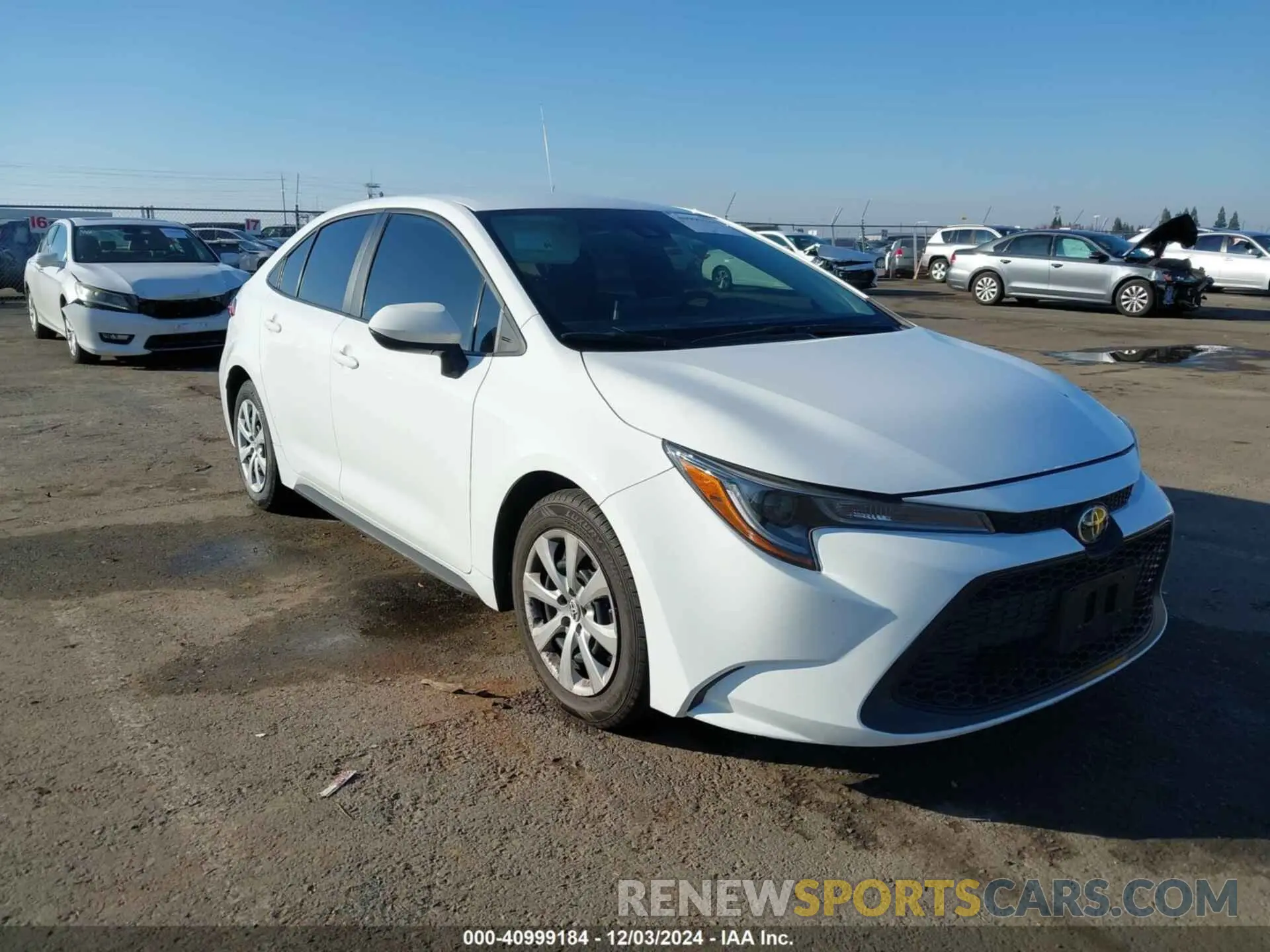 1 Photograph of a damaged car 5YFEPMAE4MP242093 TOYOTA COROLLA 2021