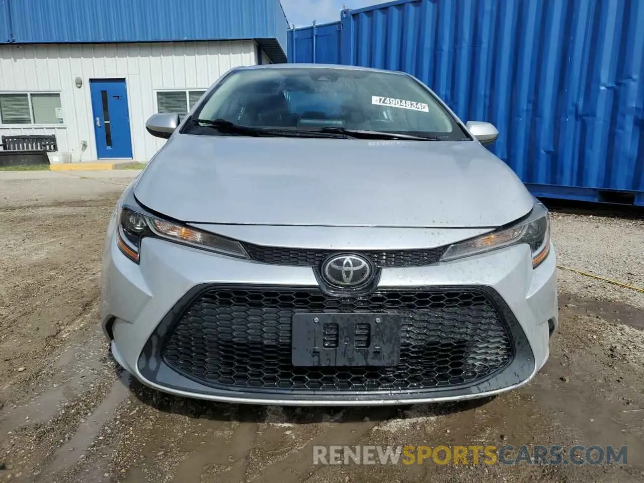 5 Photograph of a damaged car 5YFEPMAE4MP246810 TOYOTA COROLLA 2021
