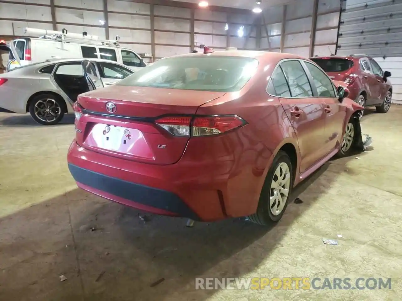 4 Photograph of a damaged car 5YFEPMAE4MP250873 TOYOTA COROLLA 2021