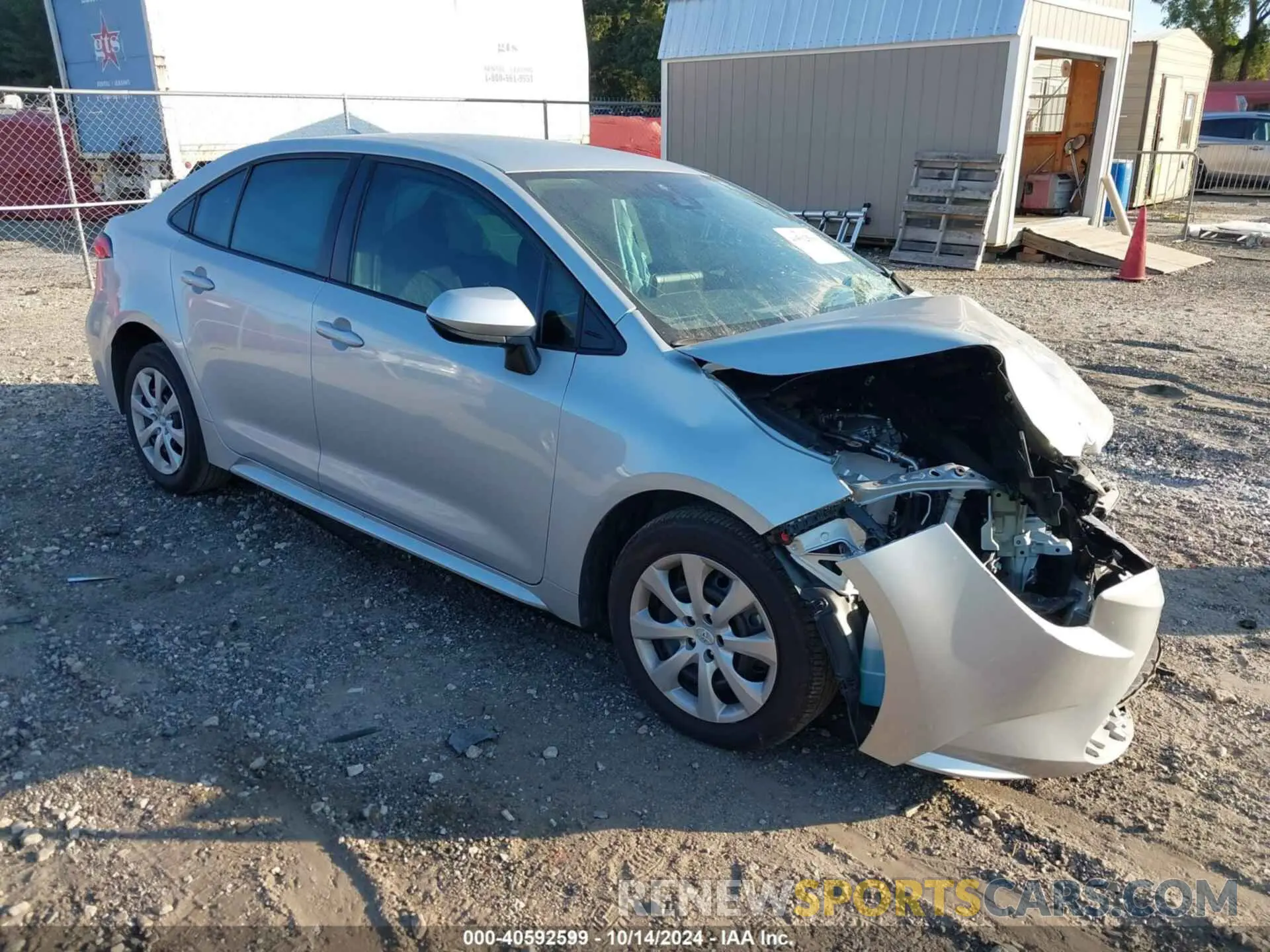 1 Photograph of a damaged car 5YFEPMAE4MP251652 TOYOTA COROLLA 2021