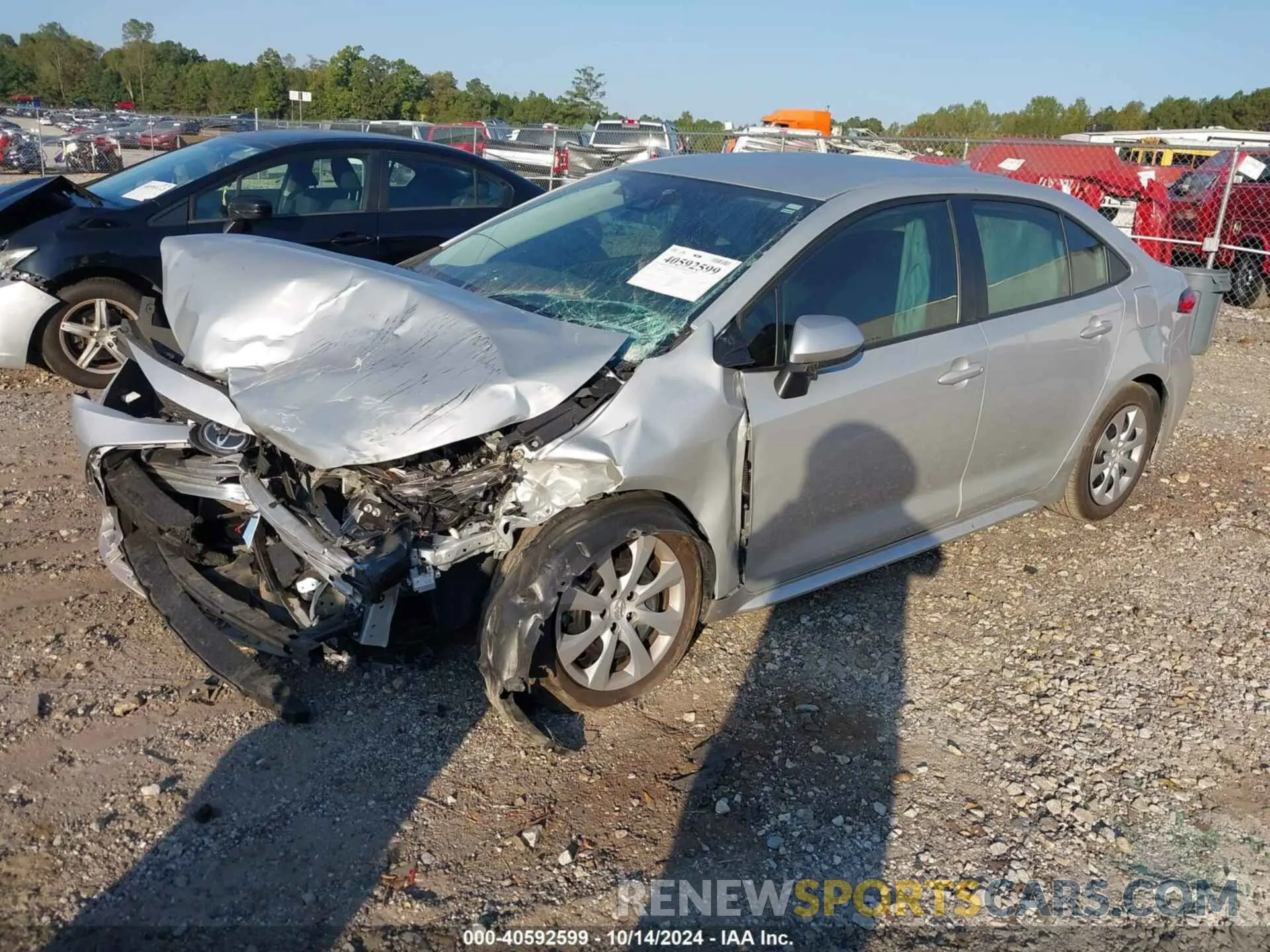 2 Photograph of a damaged car 5YFEPMAE4MP251652 TOYOTA COROLLA 2021