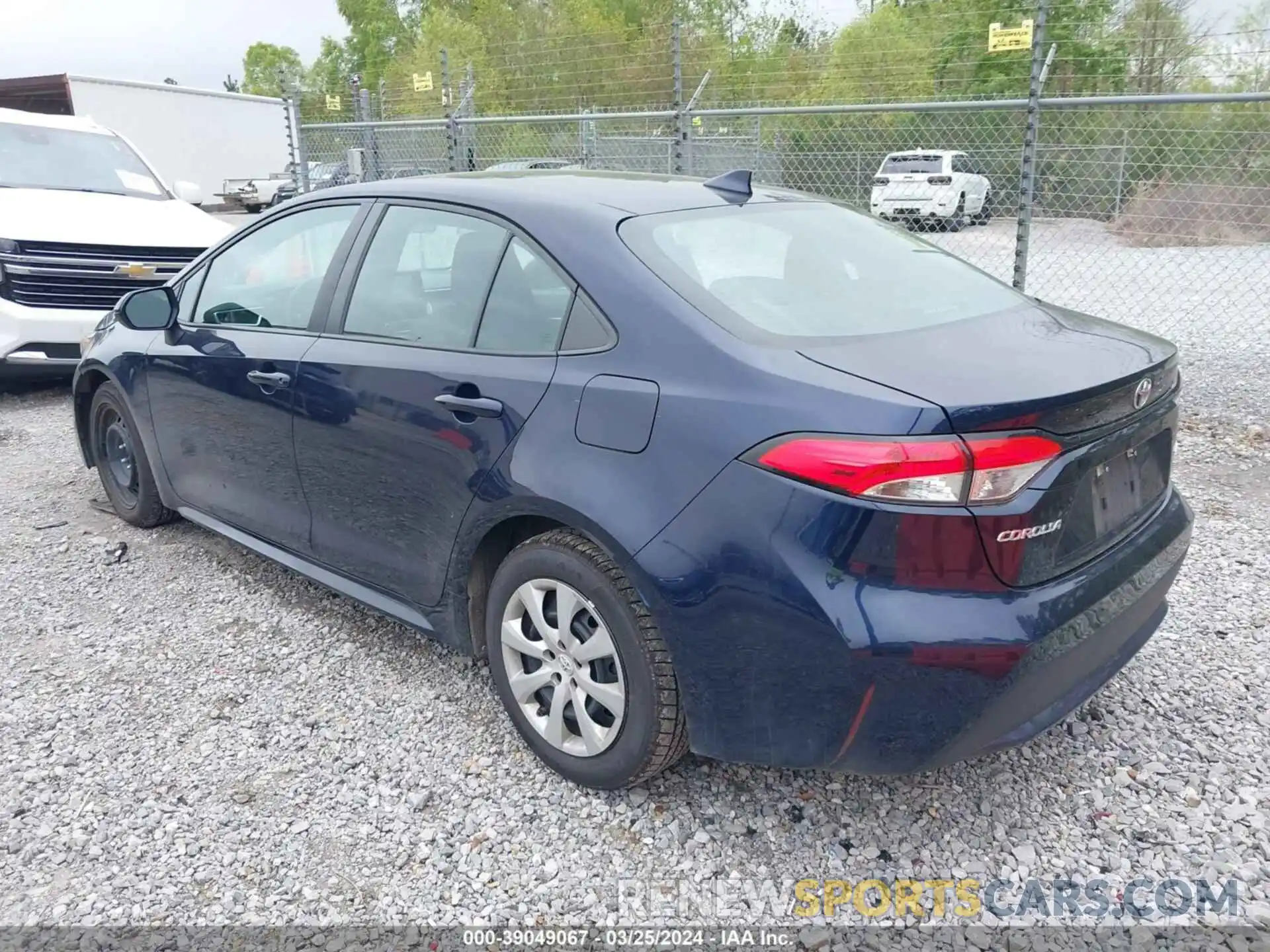 3 Photograph of a damaged car 5YFEPMAE4MP254910 TOYOTA COROLLA 2021