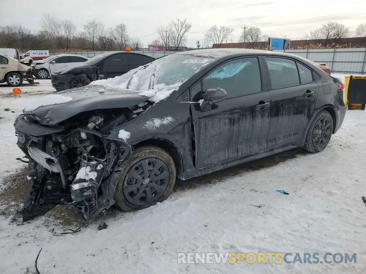 1 Photograph of a damaged car 5YFEPMAE4MP259122 TOYOTA COROLLA 2021