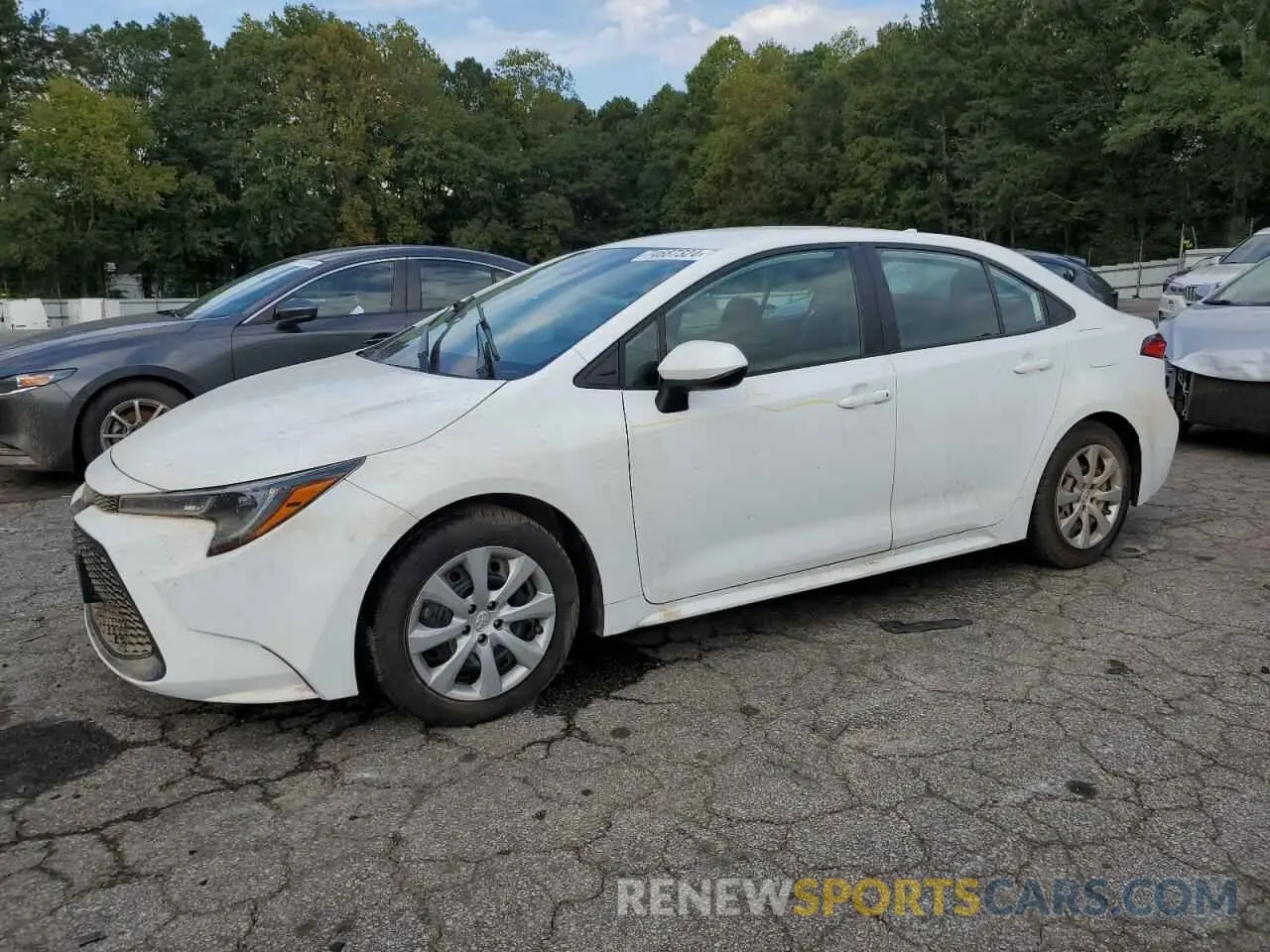1 Photograph of a damaged car 5YFEPMAE4MP261422 TOYOTA COROLLA 2021