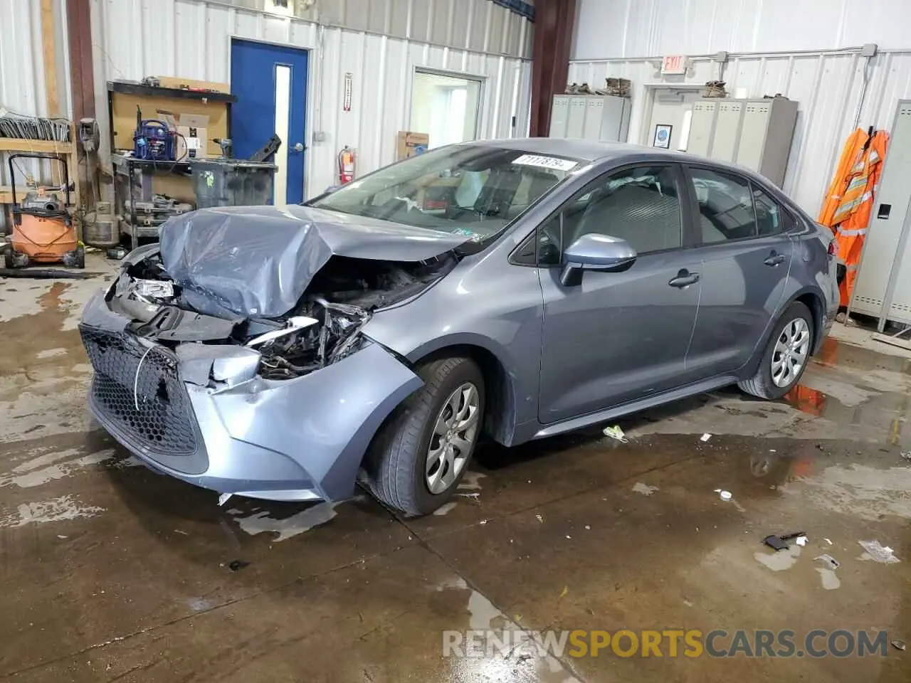 1 Photograph of a damaged car 5YFEPMAE4MP264059 TOYOTA COROLLA 2021
