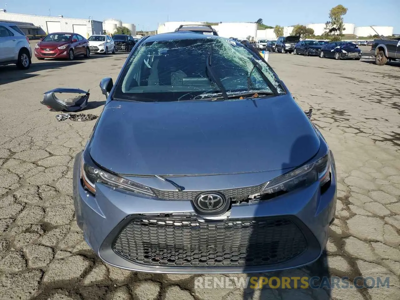 5 Photograph of a damaged car 5YFEPMAE4MP267852 TOYOTA COROLLA 2021