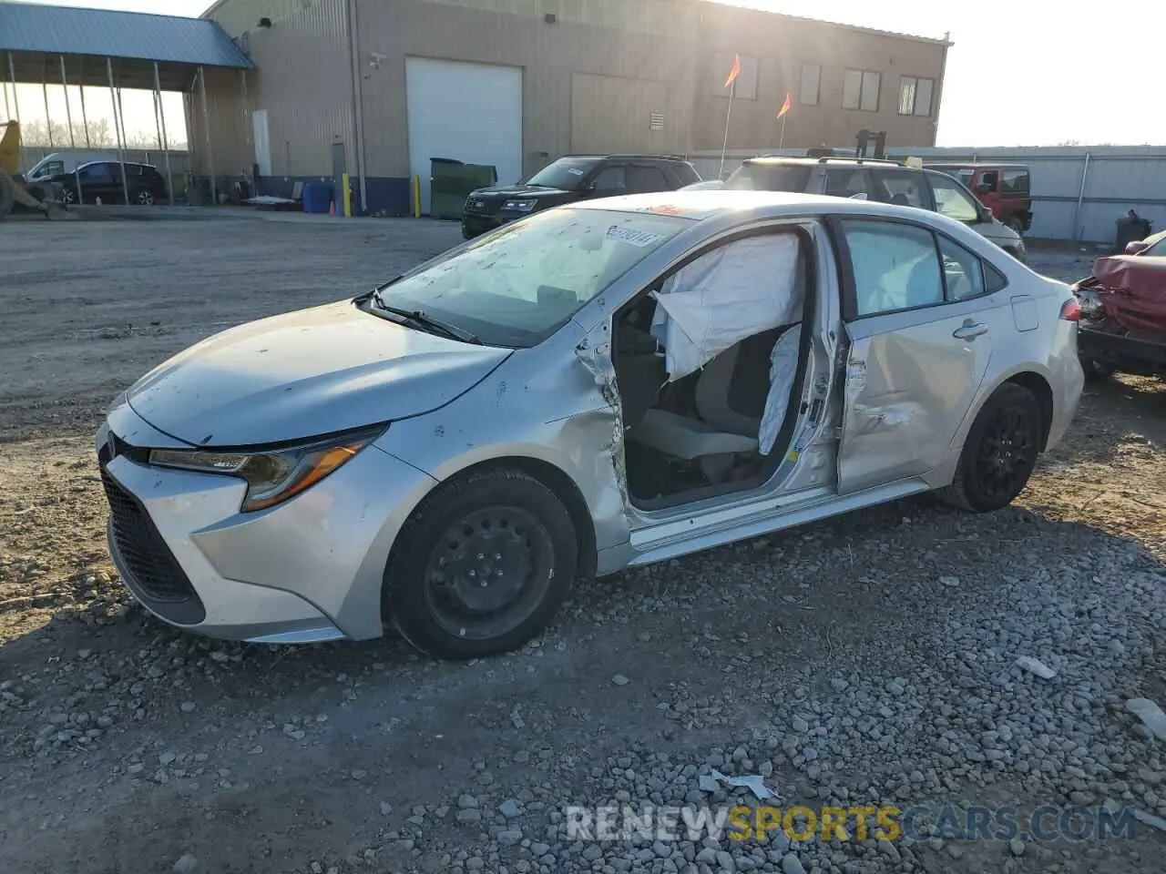1 Photograph of a damaged car 5YFEPMAE5MP149714 TOYOTA COROLLA 2021
