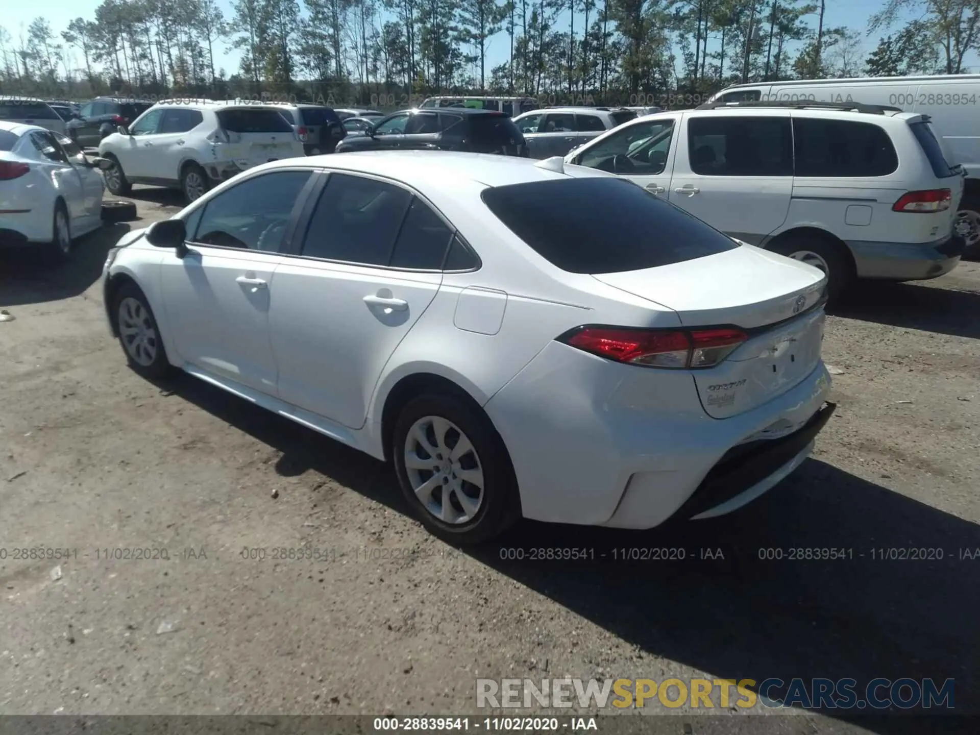 3 Photograph of a damaged car 5YFEPMAE5MP152547 TOYOTA COROLLA 2021