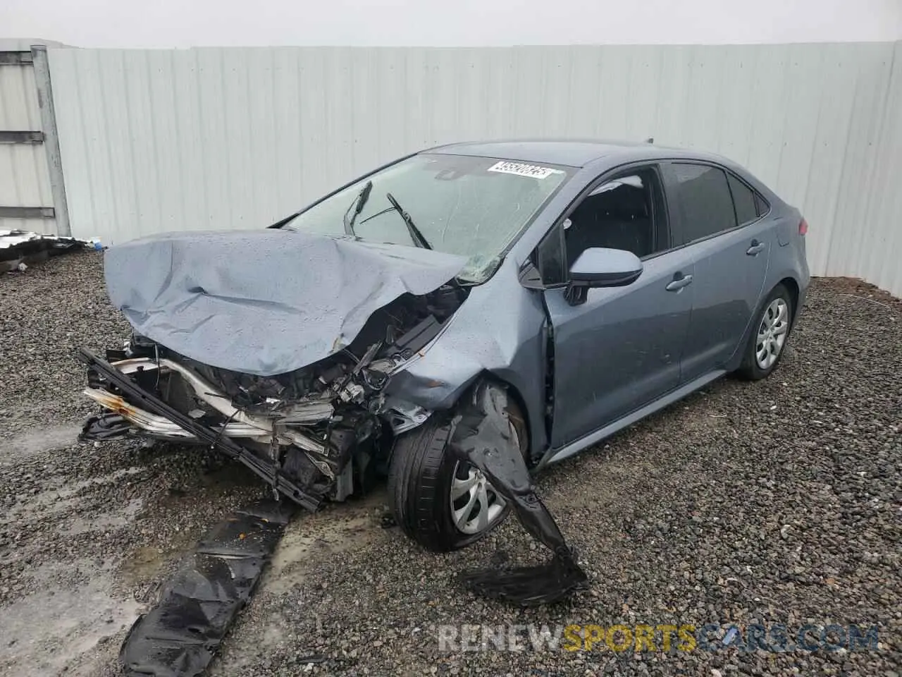 1 Photograph of a damaged car 5YFEPMAE5MP155142 TOYOTA COROLLA 2021