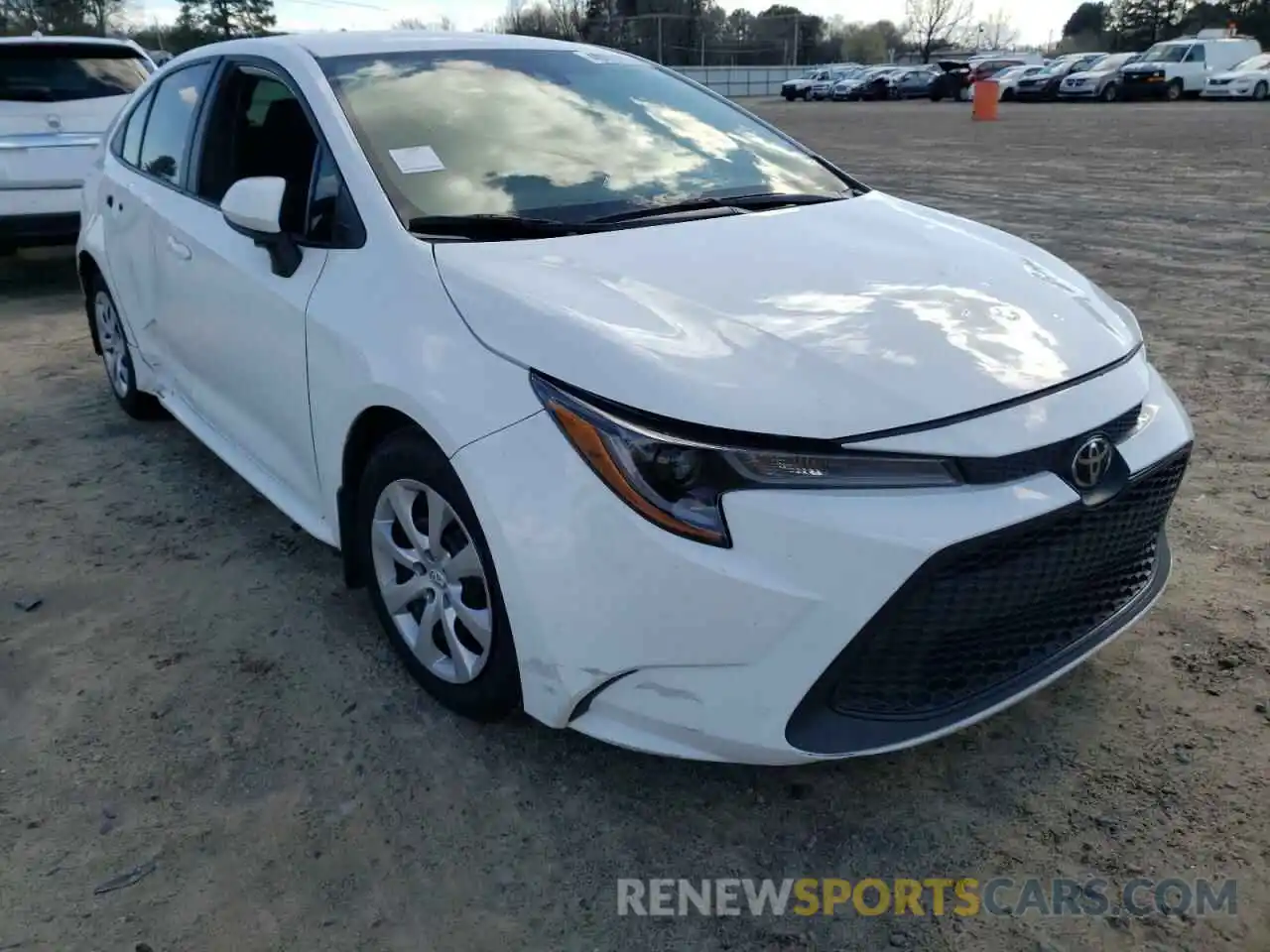 1 Photograph of a damaged car 5YFEPMAE5MP156291 TOYOTA COROLLA 2021