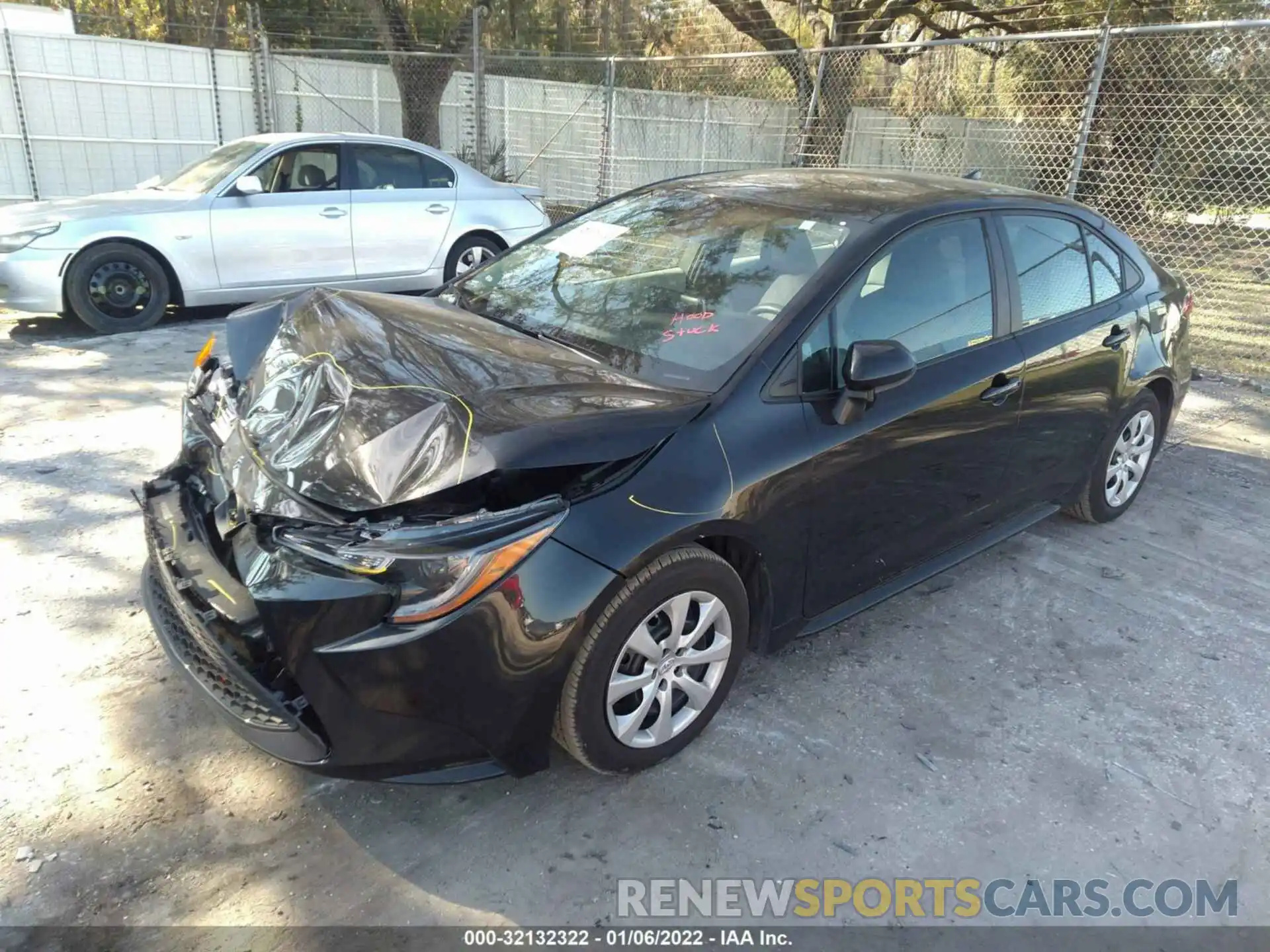 2 Photograph of a damaged car 5YFEPMAE5MP156792 TOYOTA COROLLA 2021