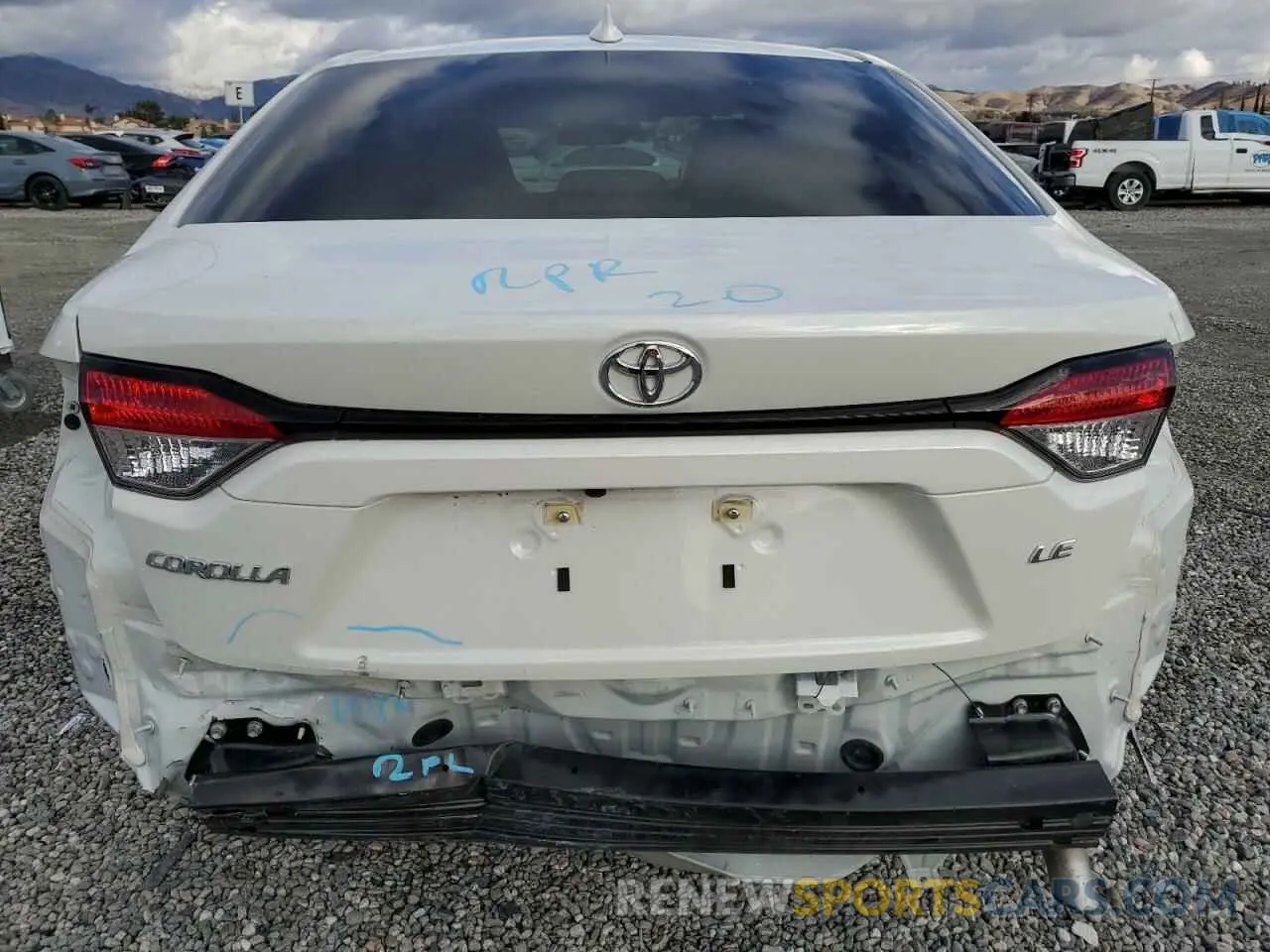 6 Photograph of a damaged car 5YFEPMAE5MP159076 TOYOTA COROLLA 2021