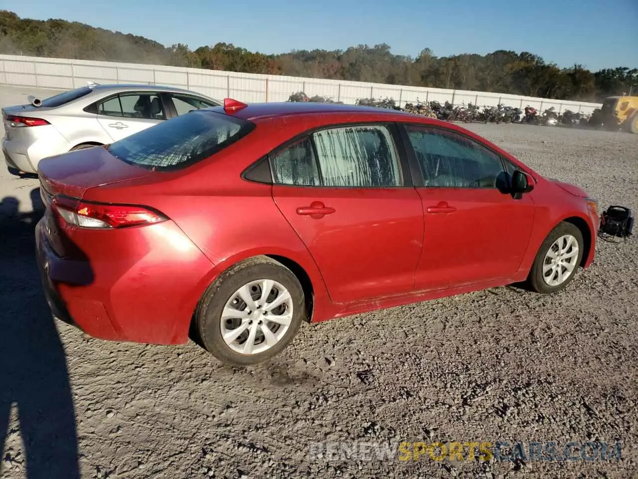 3 Photograph of a damaged car 5YFEPMAE5MP165170 TOYOTA COROLLA 2021