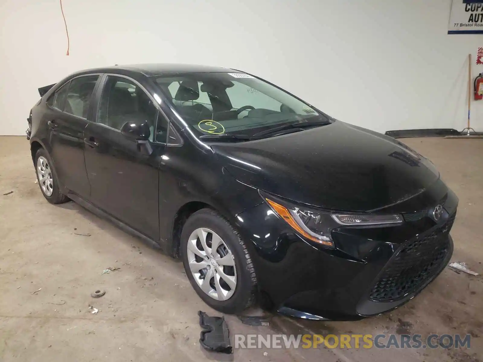 1 Photograph of a damaged car 5YFEPMAE5MP165279 TOYOTA COROLLA 2021