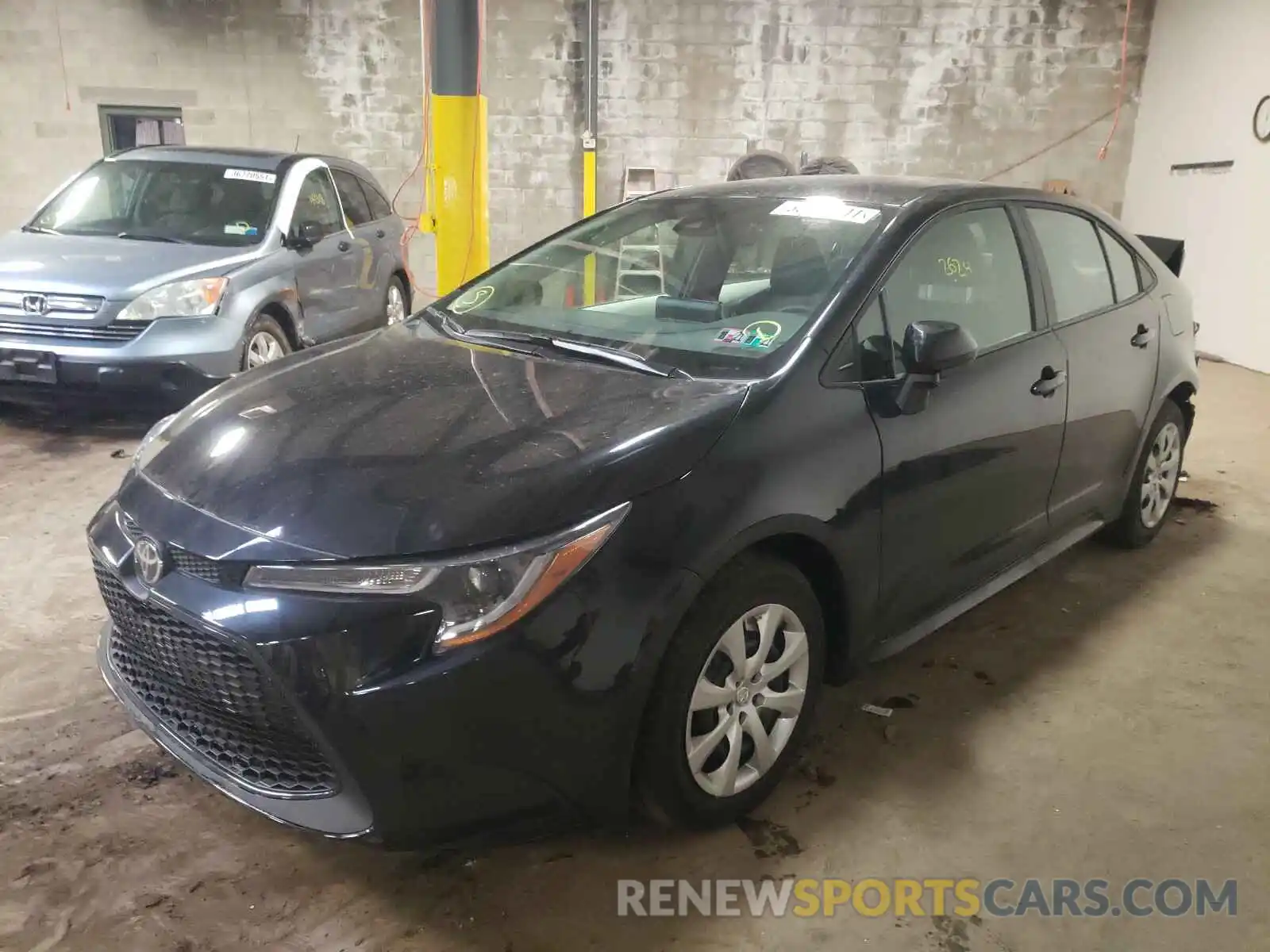 2 Photograph of a damaged car 5YFEPMAE5MP165279 TOYOTA COROLLA 2021