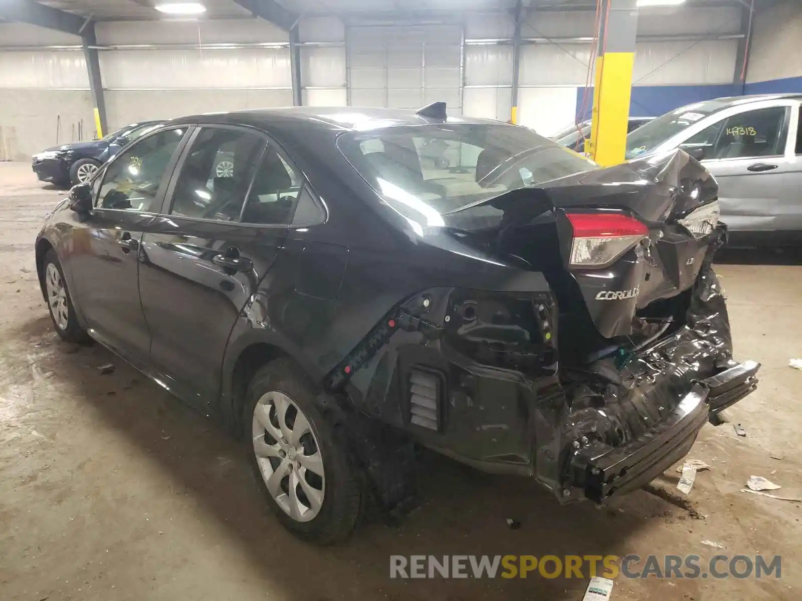 3 Photograph of a damaged car 5YFEPMAE5MP165279 TOYOTA COROLLA 2021