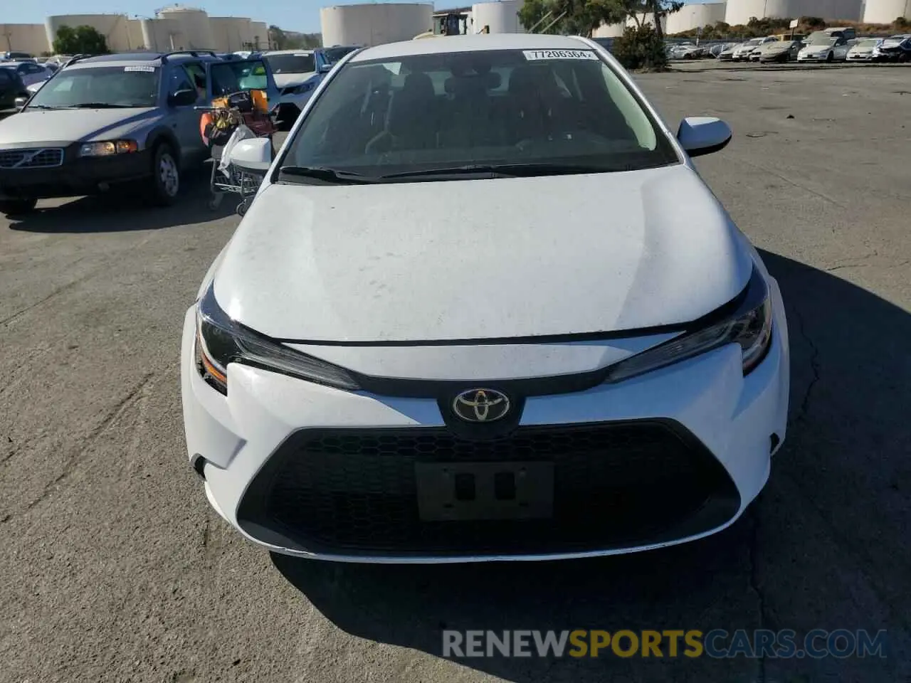 5 Photograph of a damaged car 5YFEPMAE5MP165492 TOYOTA COROLLA 2021