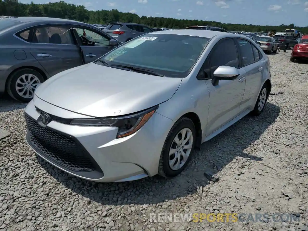 2 Photograph of a damaged car 5YFEPMAE5MP171230 TOYOTA COROLLA 2021