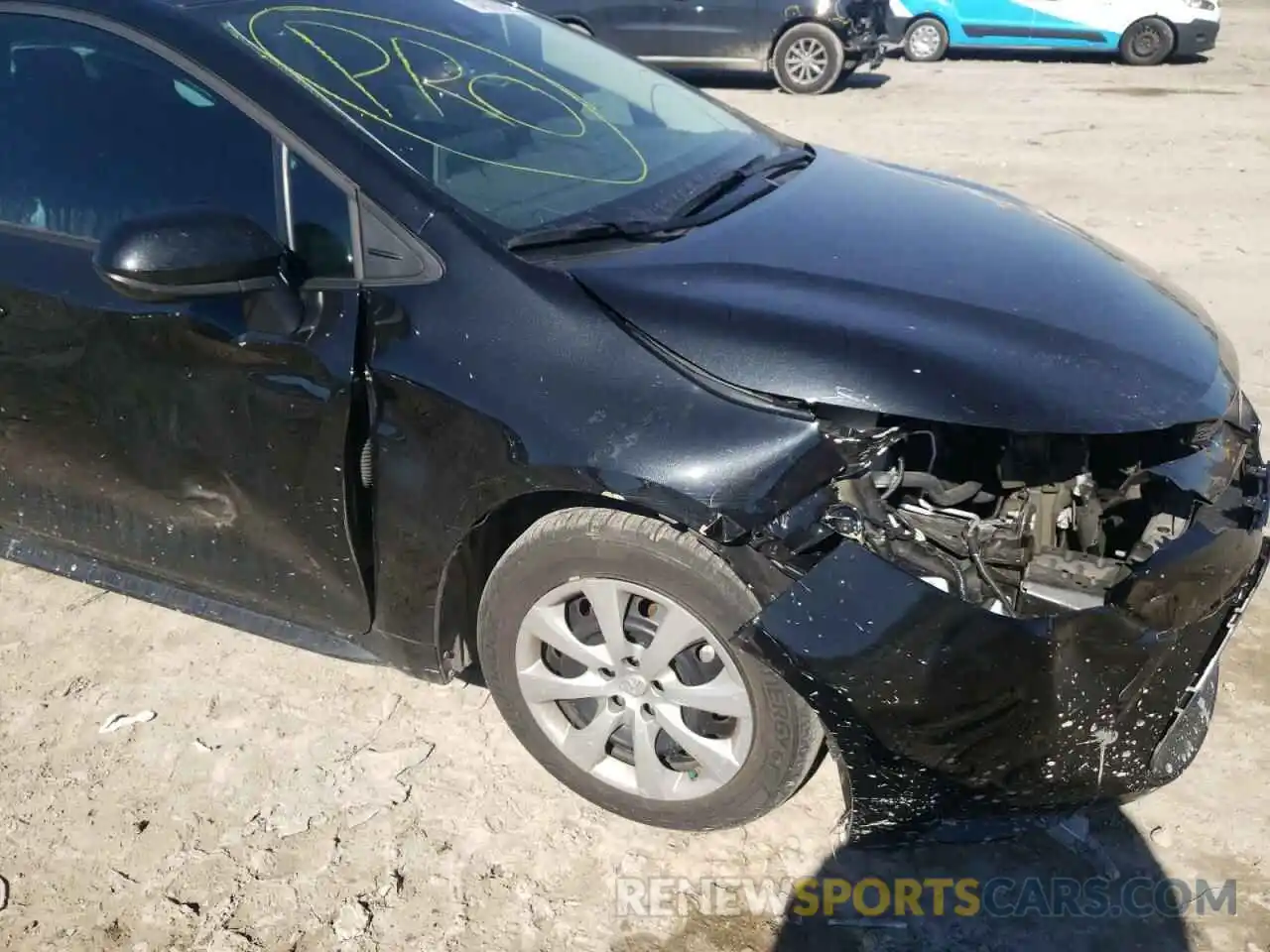 9 Photograph of a damaged car 5YFEPMAE5MP171292 TOYOTA COROLLA 2021