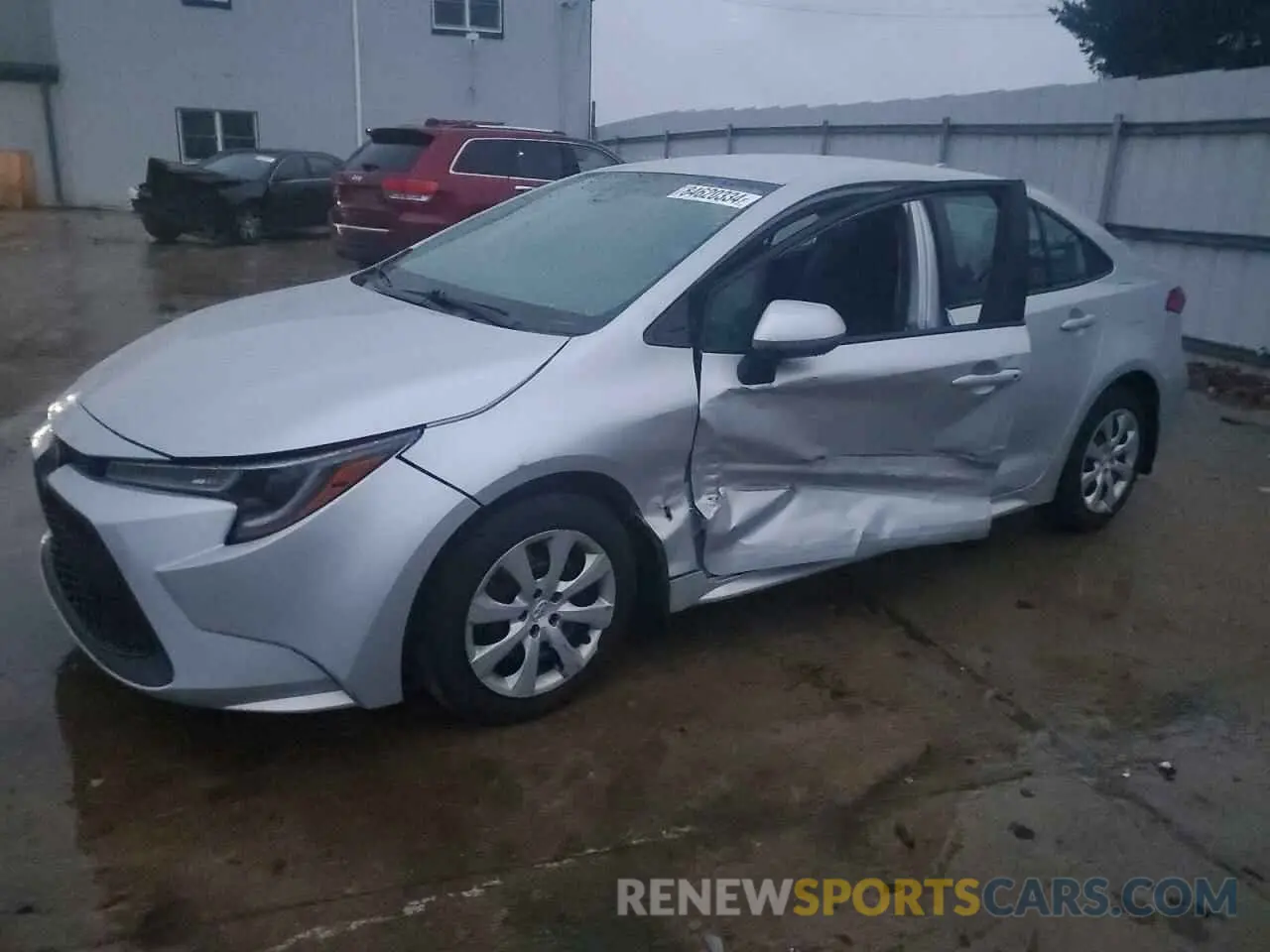 1 Photograph of a damaged car 5YFEPMAE5MP173351 TOYOTA COROLLA 2021