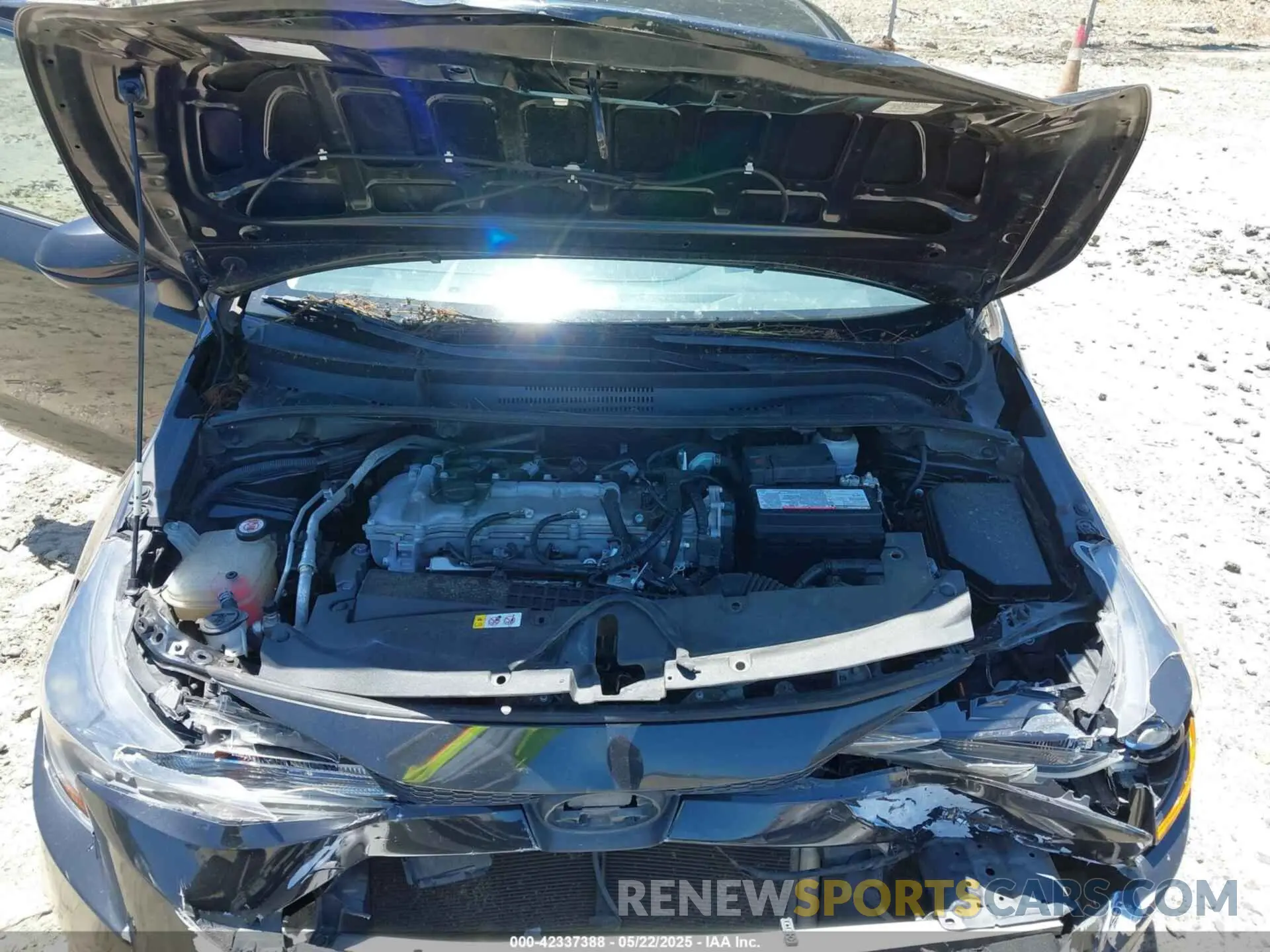 10 Photograph of a damaged car 5YFEPMAE5MP174063 TOYOTA COROLLA 2021