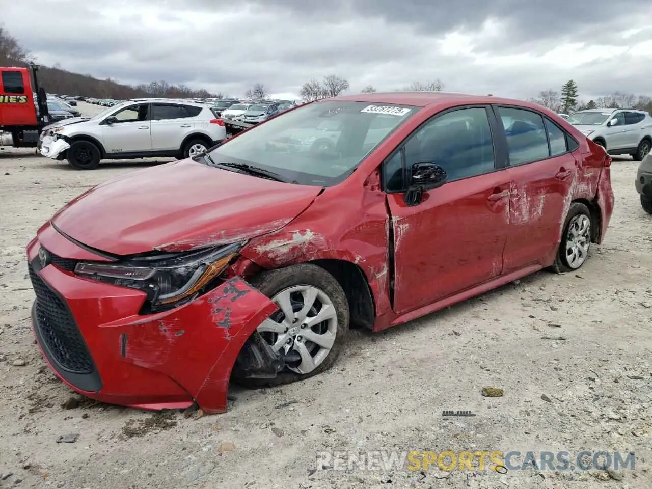 1 Photograph of a damaged car 5YFEPMAE5MP175133 TOYOTA COROLLA 2021