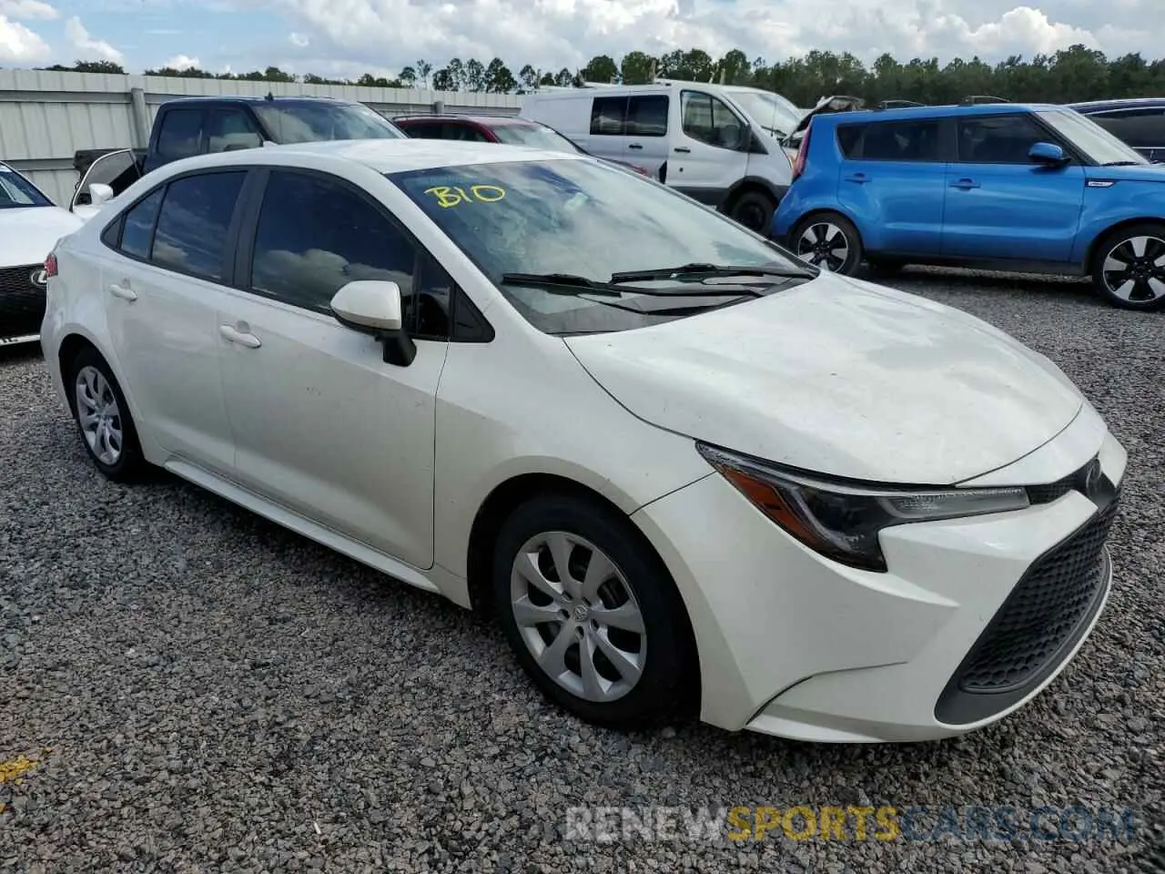 4 Photograph of a damaged car 5YFEPMAE5MP176041 TOYOTA COROLLA 2021