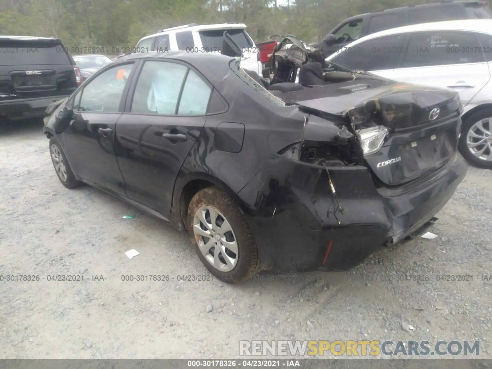 3 Photograph of a damaged car 5YFEPMAE5MP178937 TOYOTA COROLLA 2021