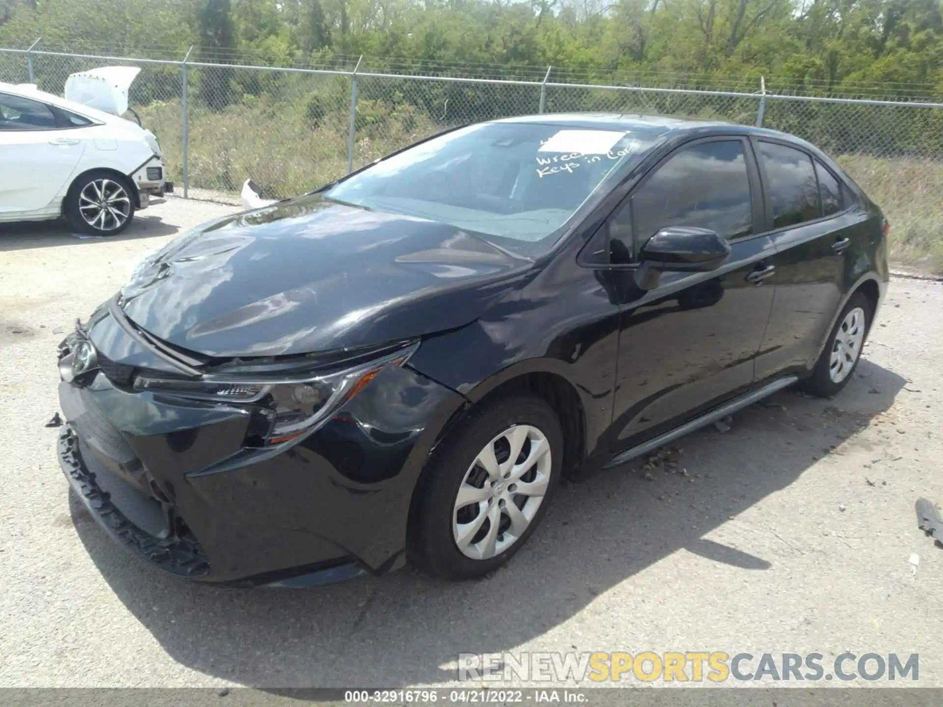 2 Photograph of a damaged car 5YFEPMAE5MP179277 TOYOTA COROLLA 2021