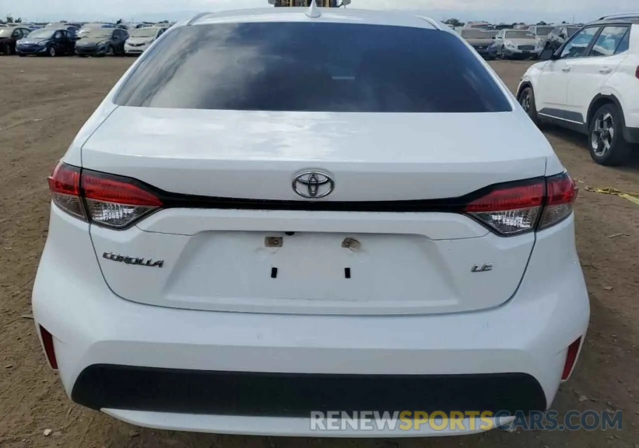 6 Photograph of a damaged car 5YFEPMAE5MP180798 TOYOTA COROLLA 2021