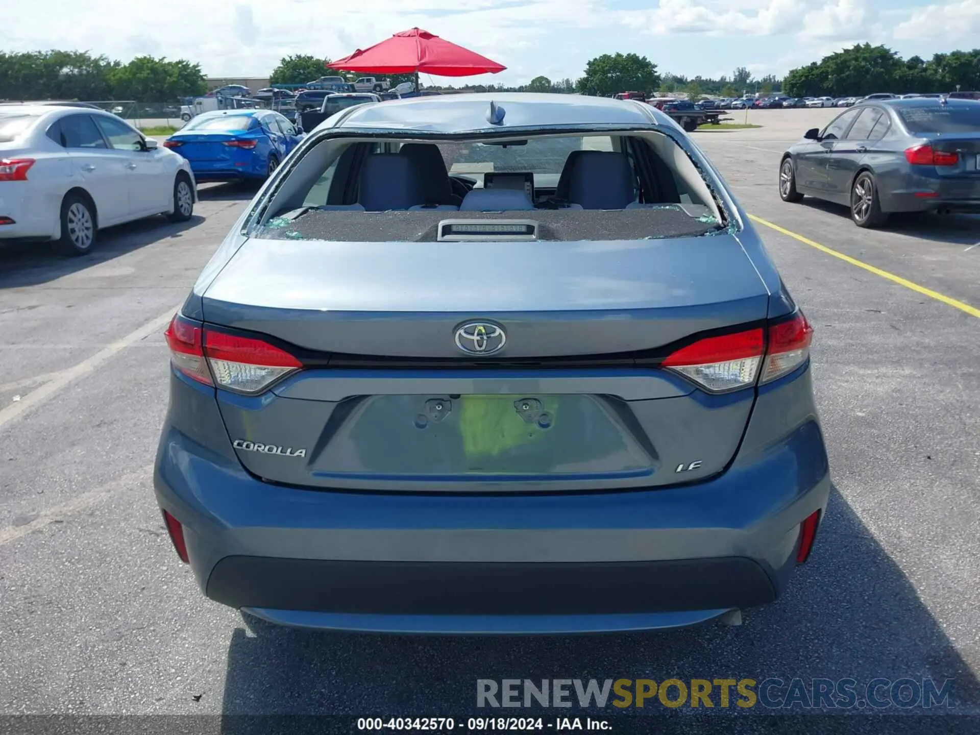 16 Photograph of a damaged car 5YFEPMAE5MP188898 TOYOTA COROLLA 2021