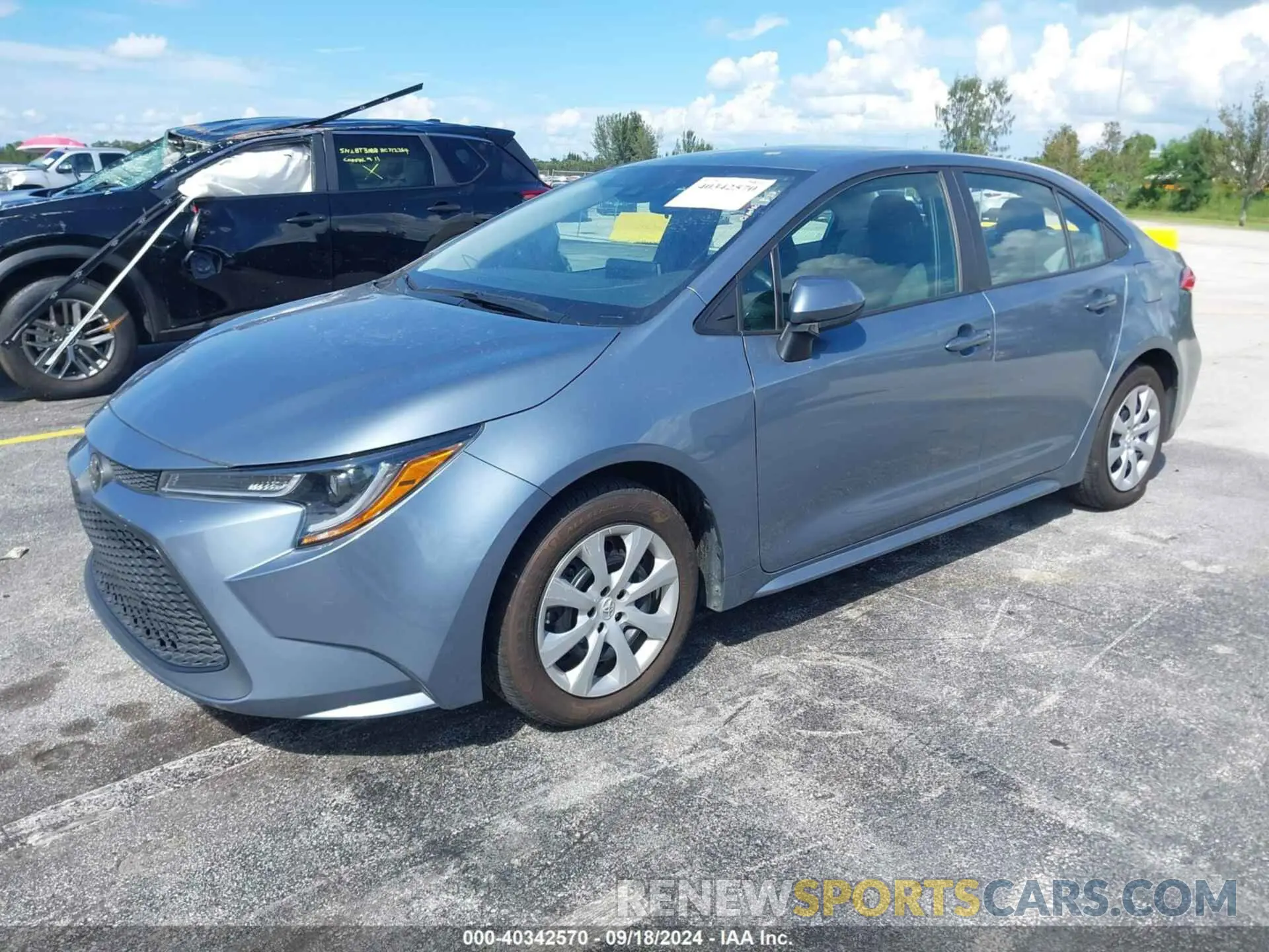 2 Photograph of a damaged car 5YFEPMAE5MP188898 TOYOTA COROLLA 2021
