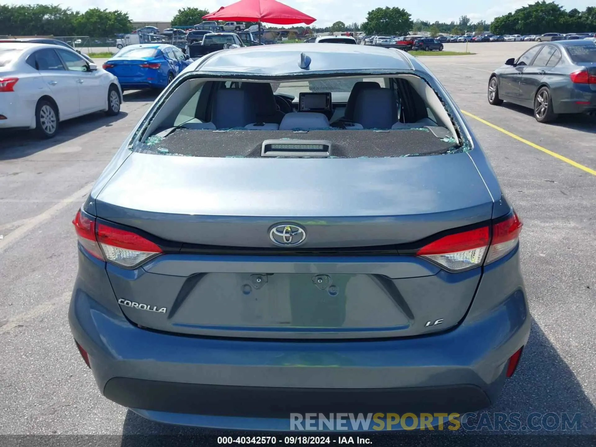 6 Photograph of a damaged car 5YFEPMAE5MP188898 TOYOTA COROLLA 2021