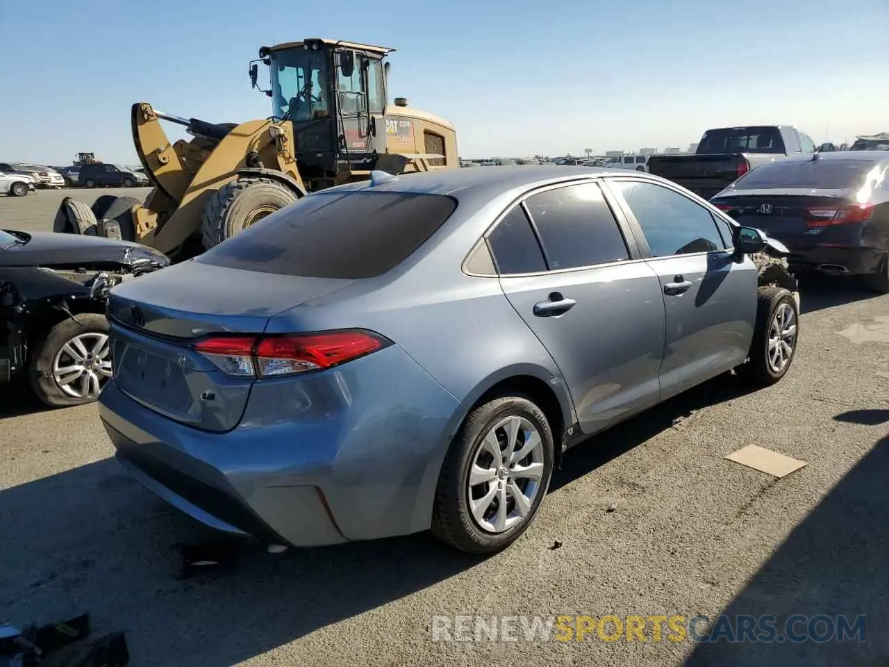 3 Photograph of a damaged car 5YFEPMAE5MP191798 TOYOTA COROLLA 2021