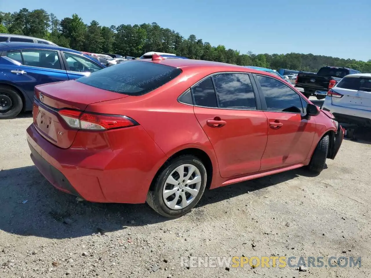 3 Photograph of a damaged car 5YFEPMAE5MP210964 TOYOTA COROLLA 2021