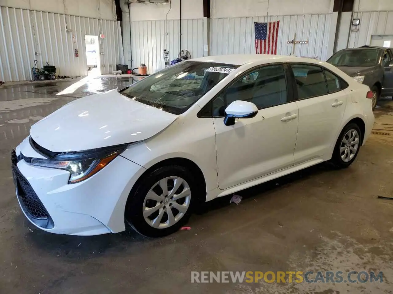 1 Photograph of a damaged car 5YFEPMAE5MP212522 TOYOTA COROLLA 2021
