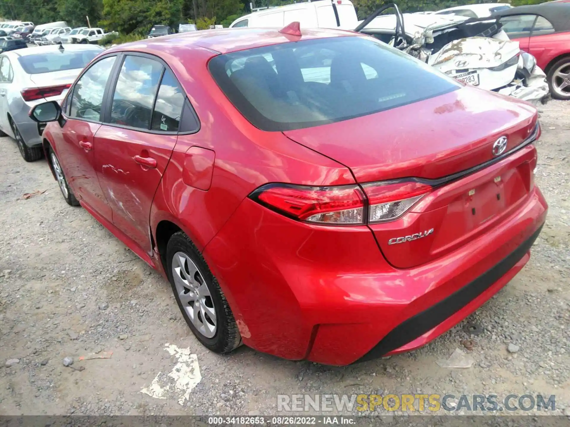 3 Photograph of a damaged car 5YFEPMAE5MP217946 TOYOTA COROLLA 2021