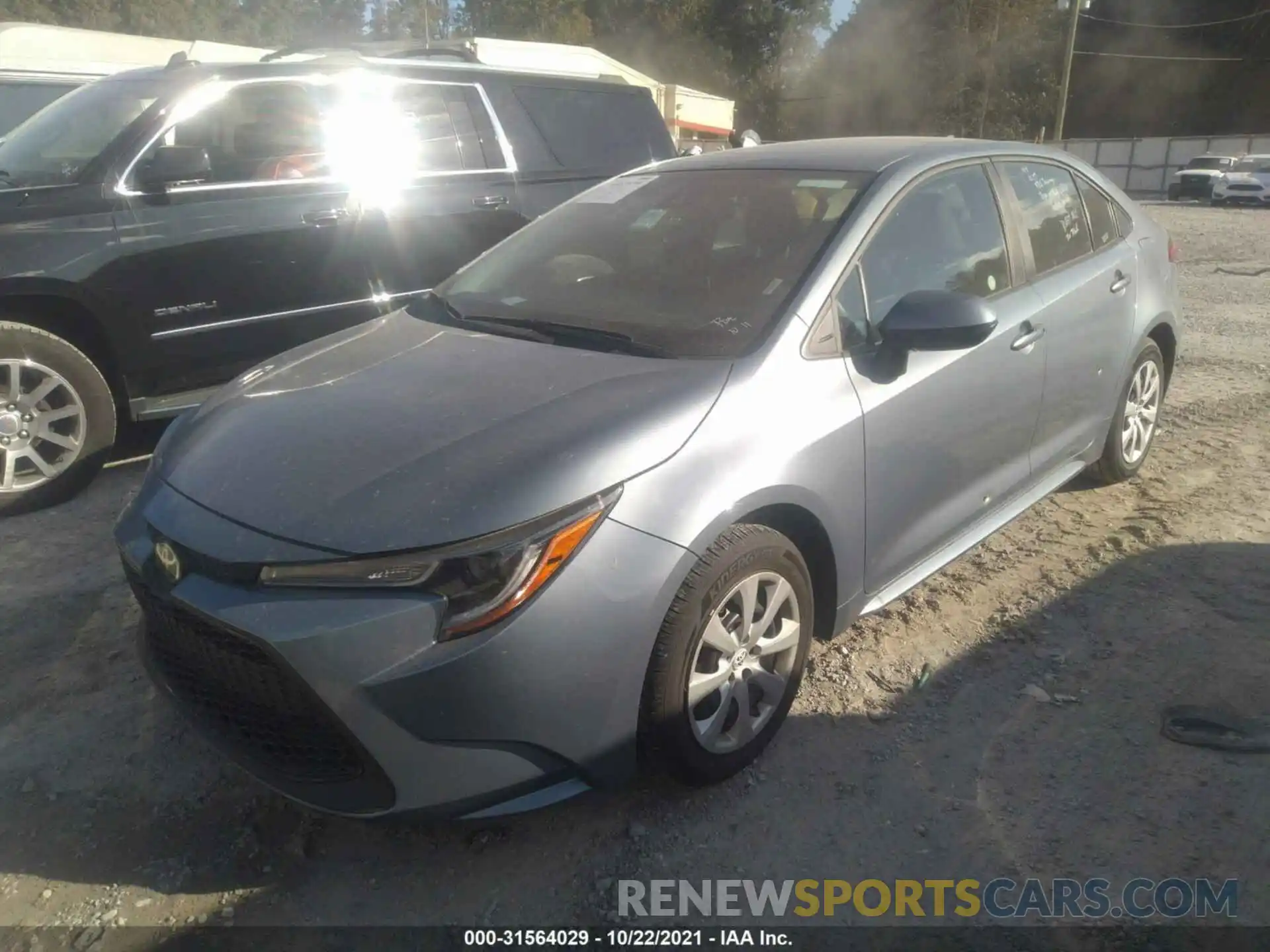 2 Photograph of a damaged car 5YFEPMAE5MP218305 TOYOTA COROLLA 2021