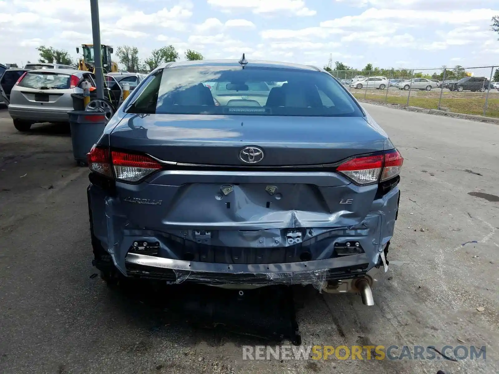 9 Photograph of a damaged car 5YFEPMAE5MP222158 TOYOTA COROLLA 2021