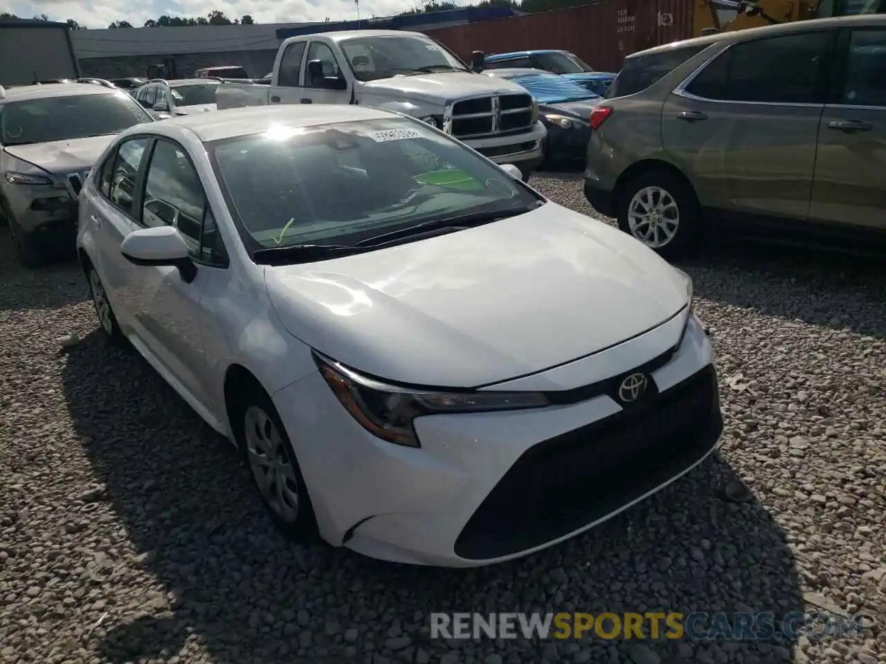 1 Photograph of a damaged car 5YFEPMAE5MP223973 TOYOTA COROLLA 2021