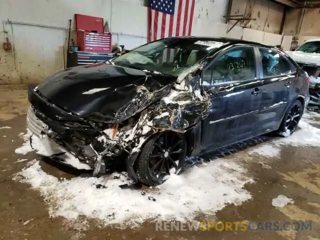 1 Photograph of a damaged car 5YFEPMAE5MP225688 TOYOTA COROLLA 2021